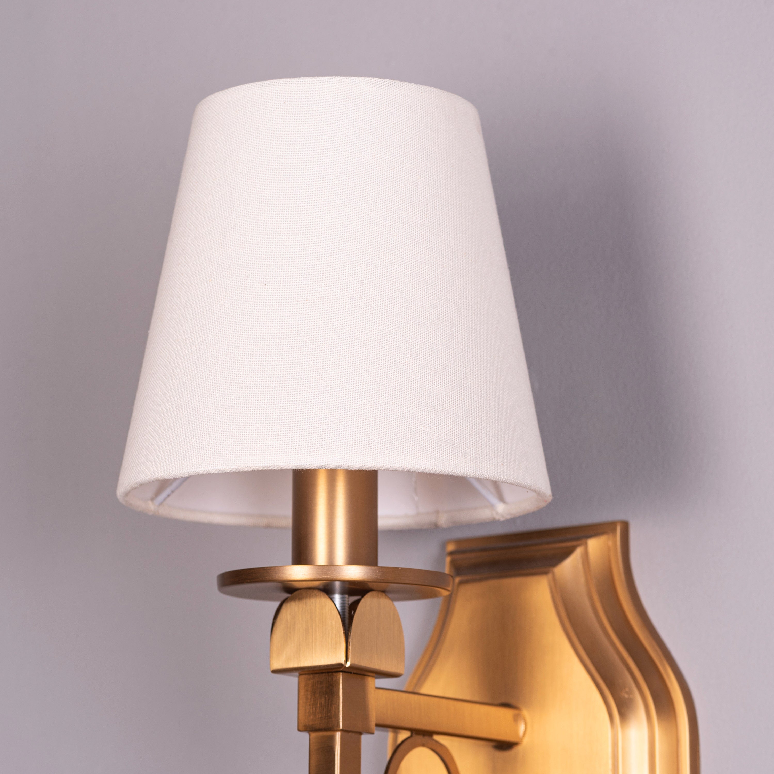 Stuck In My Heart (Gold) Fabric Wall Light