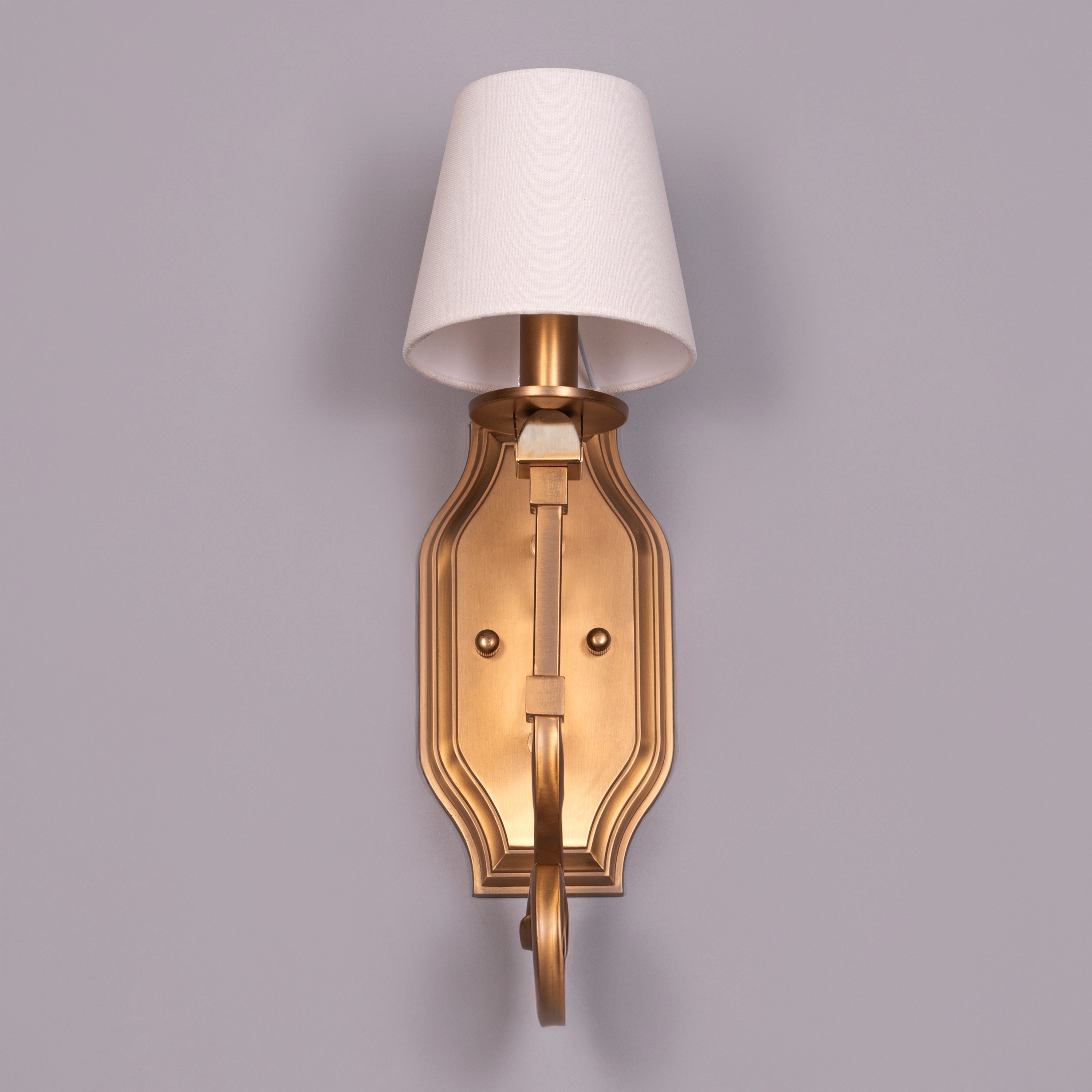 Stuck In My Heart (Gold) Fabric Wall Light