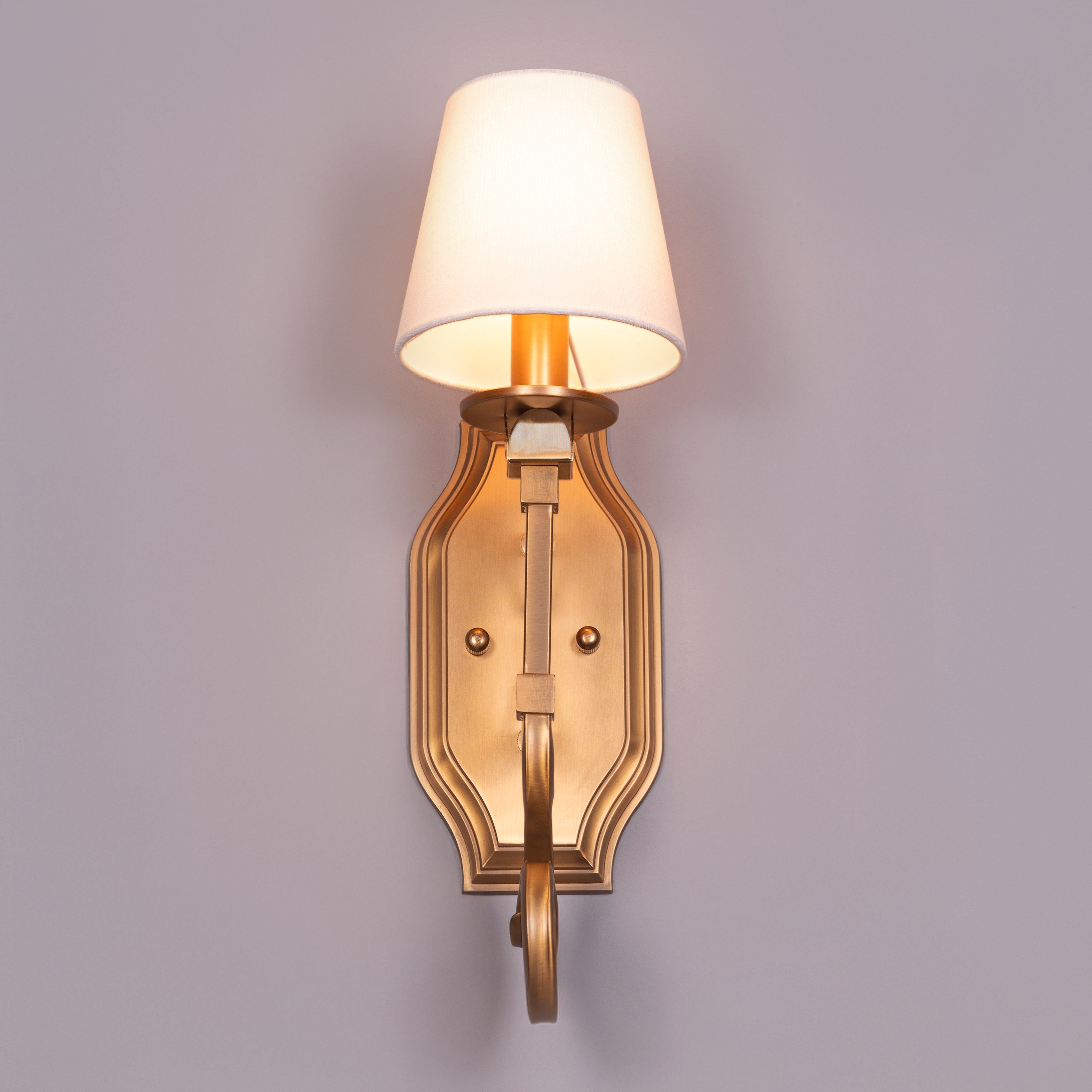 Stuck In My Heart (Gold) Fabric Wall Light