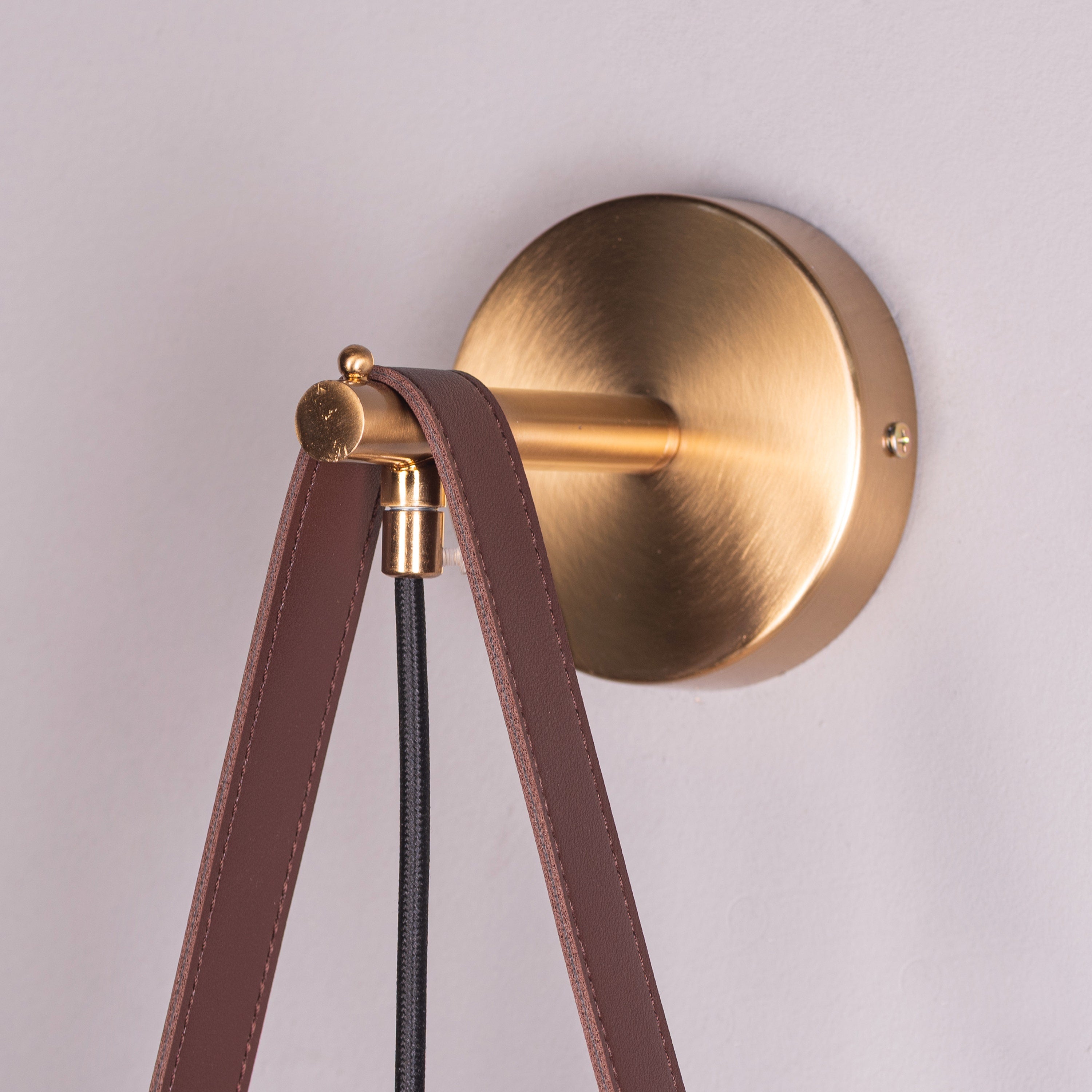 Music For My Soul (Gold, White) Frosted Glass Wall Light