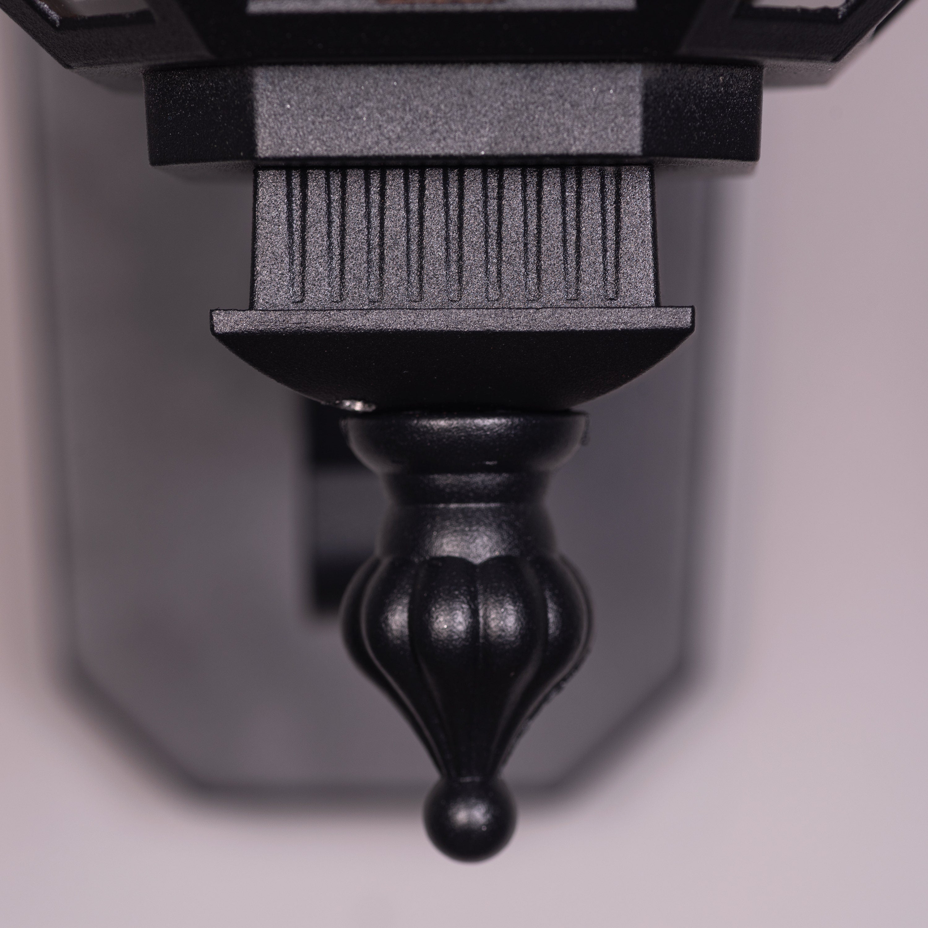 Townhouse (Black) Clear Glass Wall Light