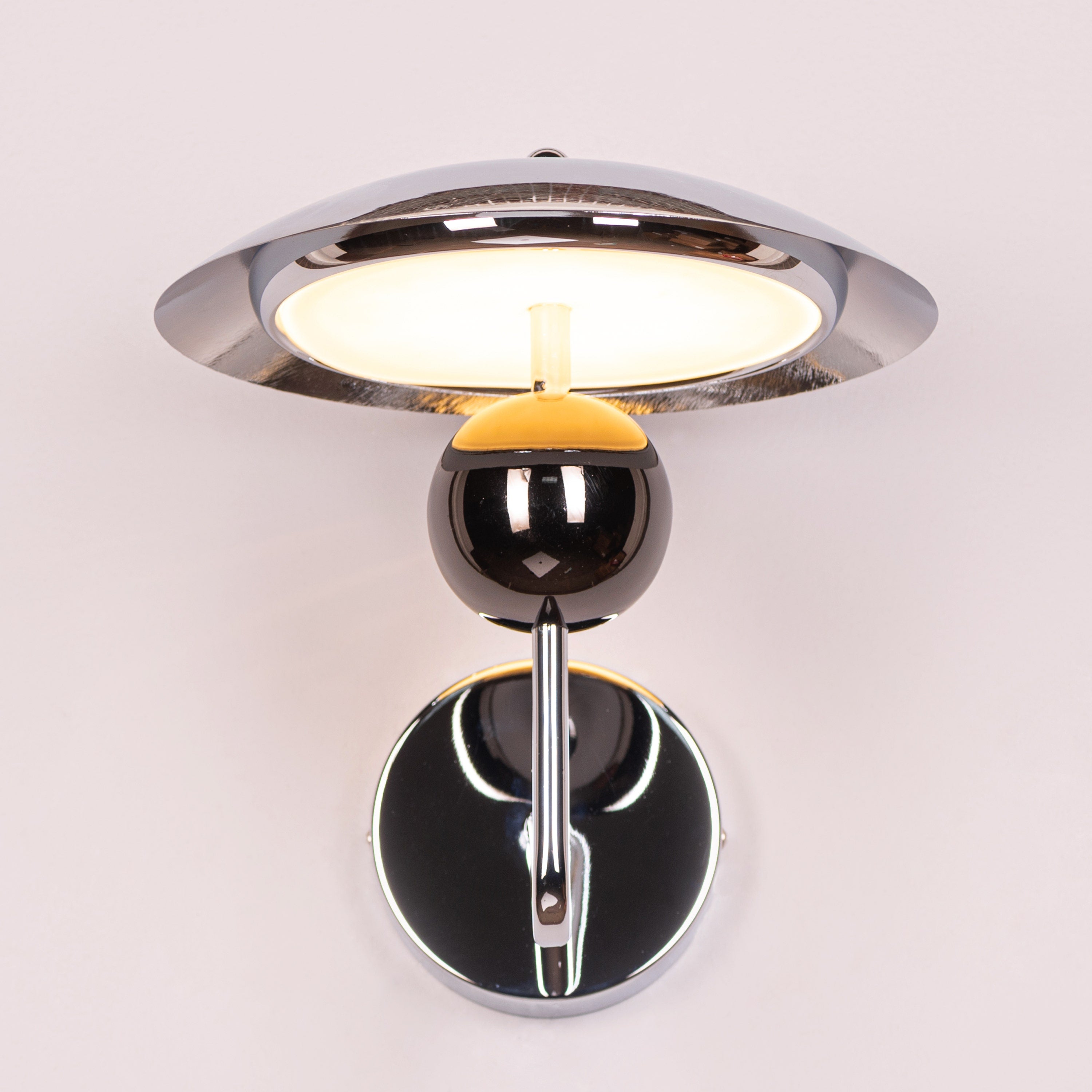 Balmoral Affair (Black, 3 Color Built-In LED) Glass Wall Light