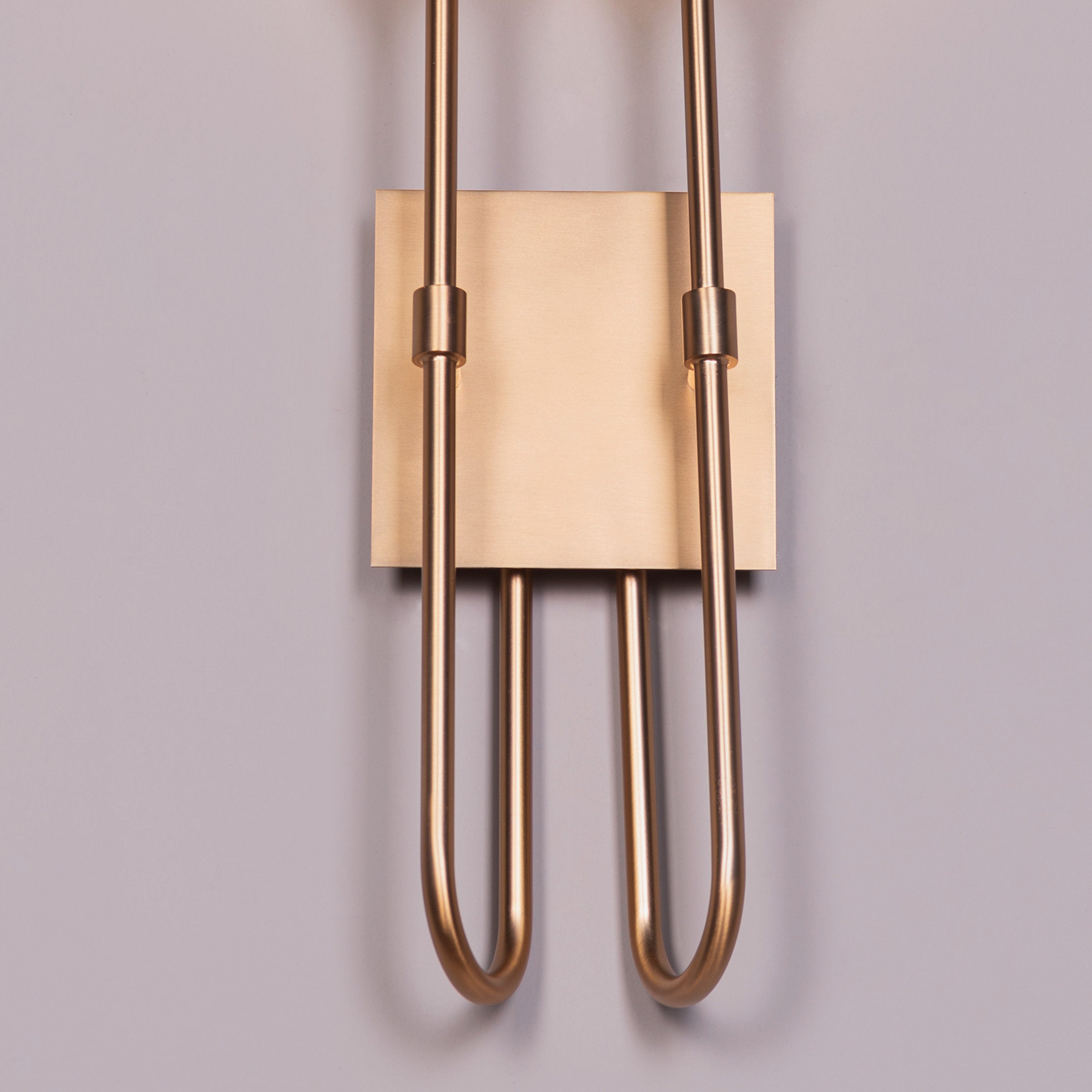 Opaline Crest (Gold, White) 2 Head Frosted Glass Wall Light