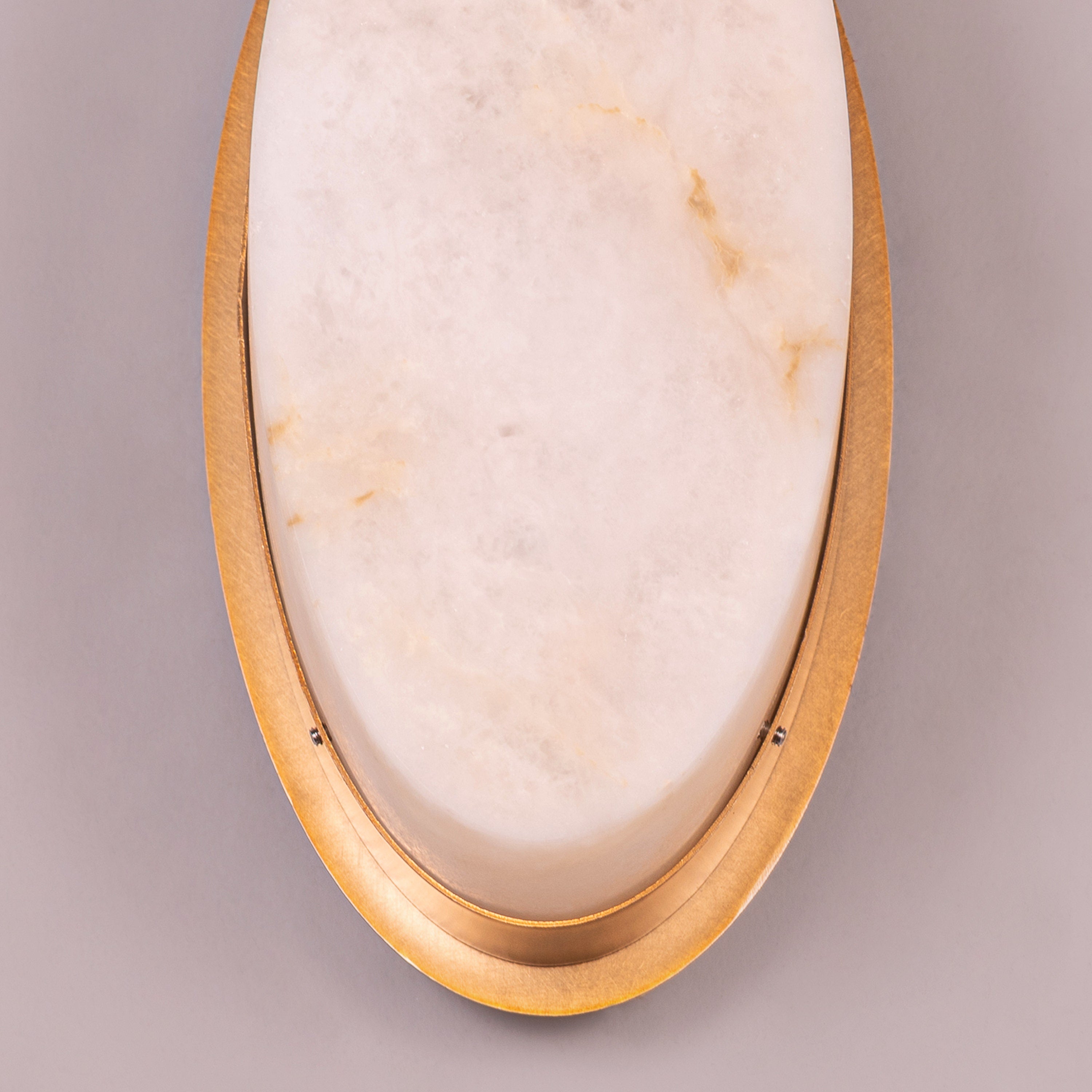 Keep Looking (Gold) Alabaster Wall Light