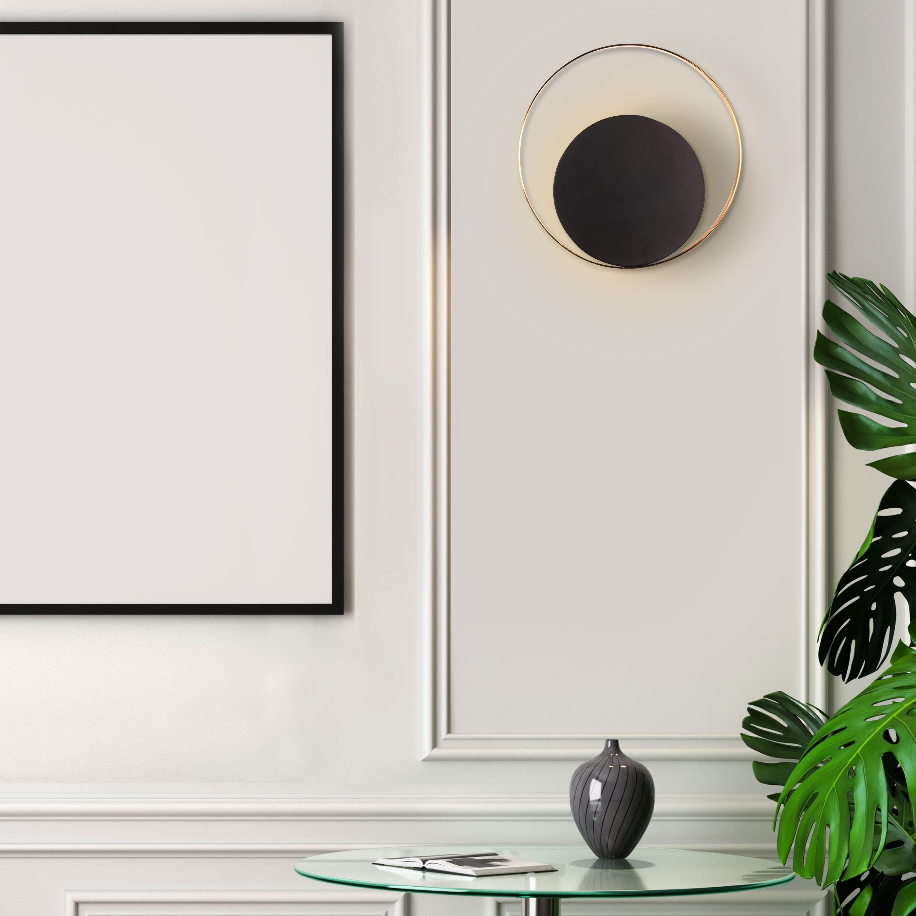 Ten Spot (Gold) Wall Light