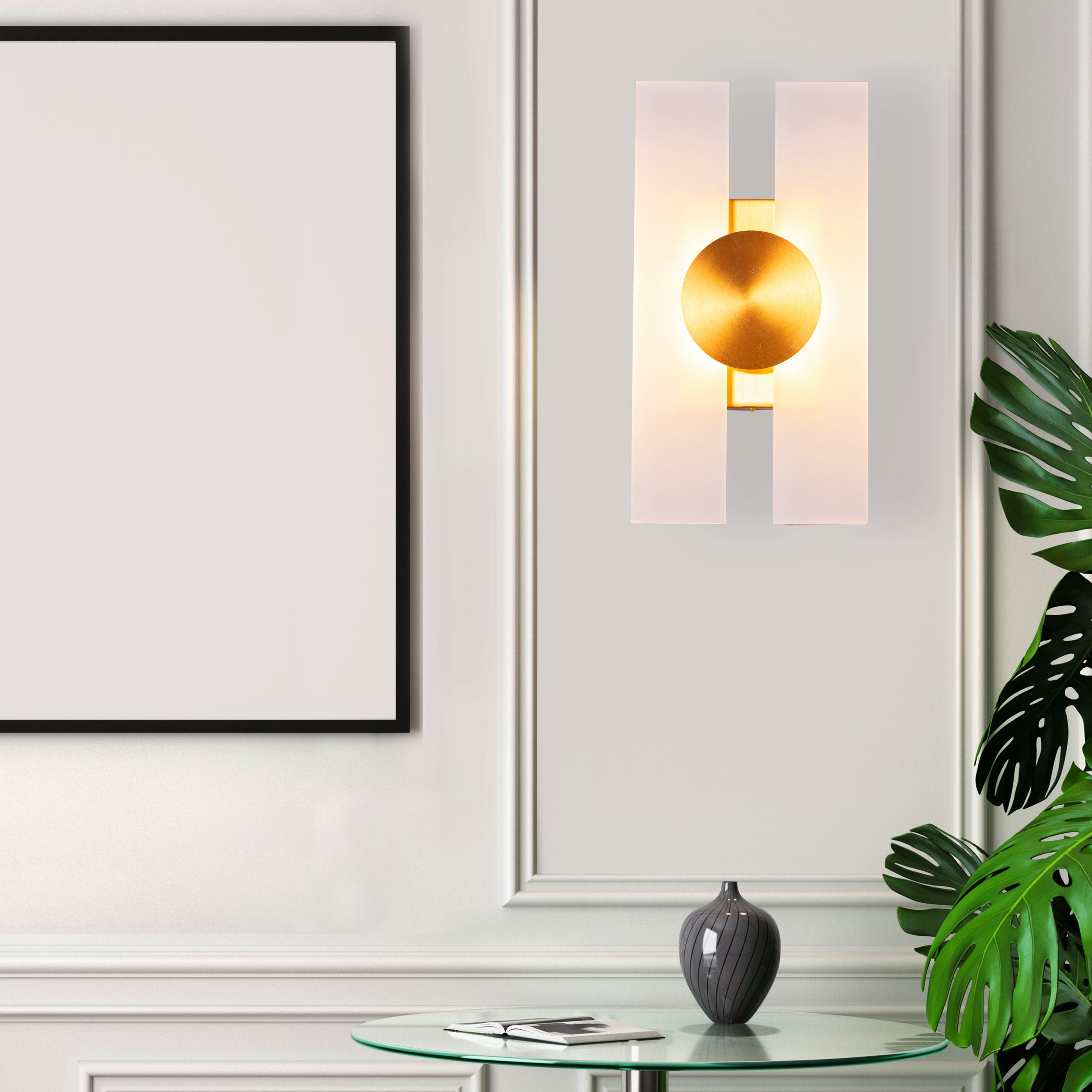 Gold Spot (Gold, Built-in LED) Wall Light