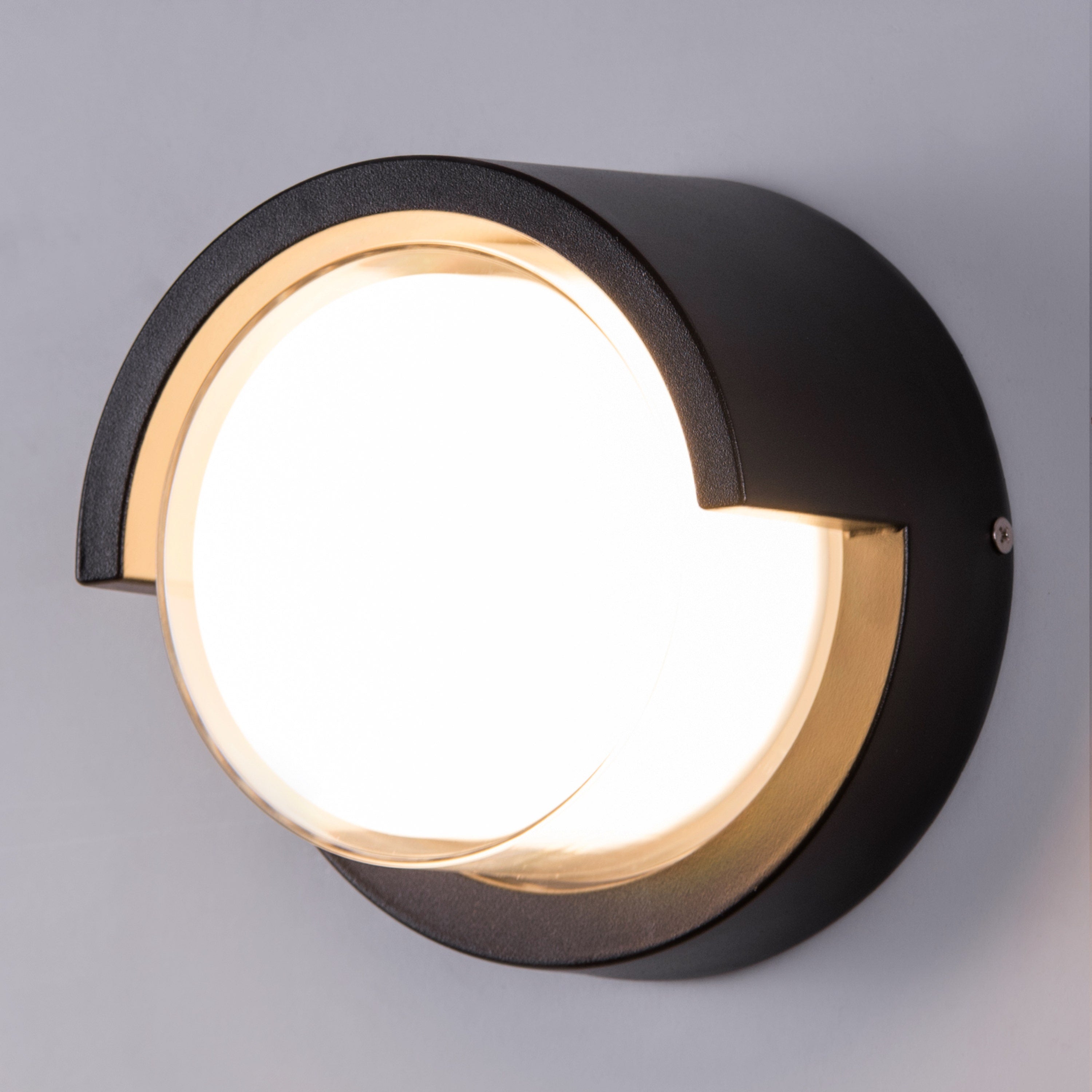 Fade Away (Small, Black, LED) Outdoor Wall Light