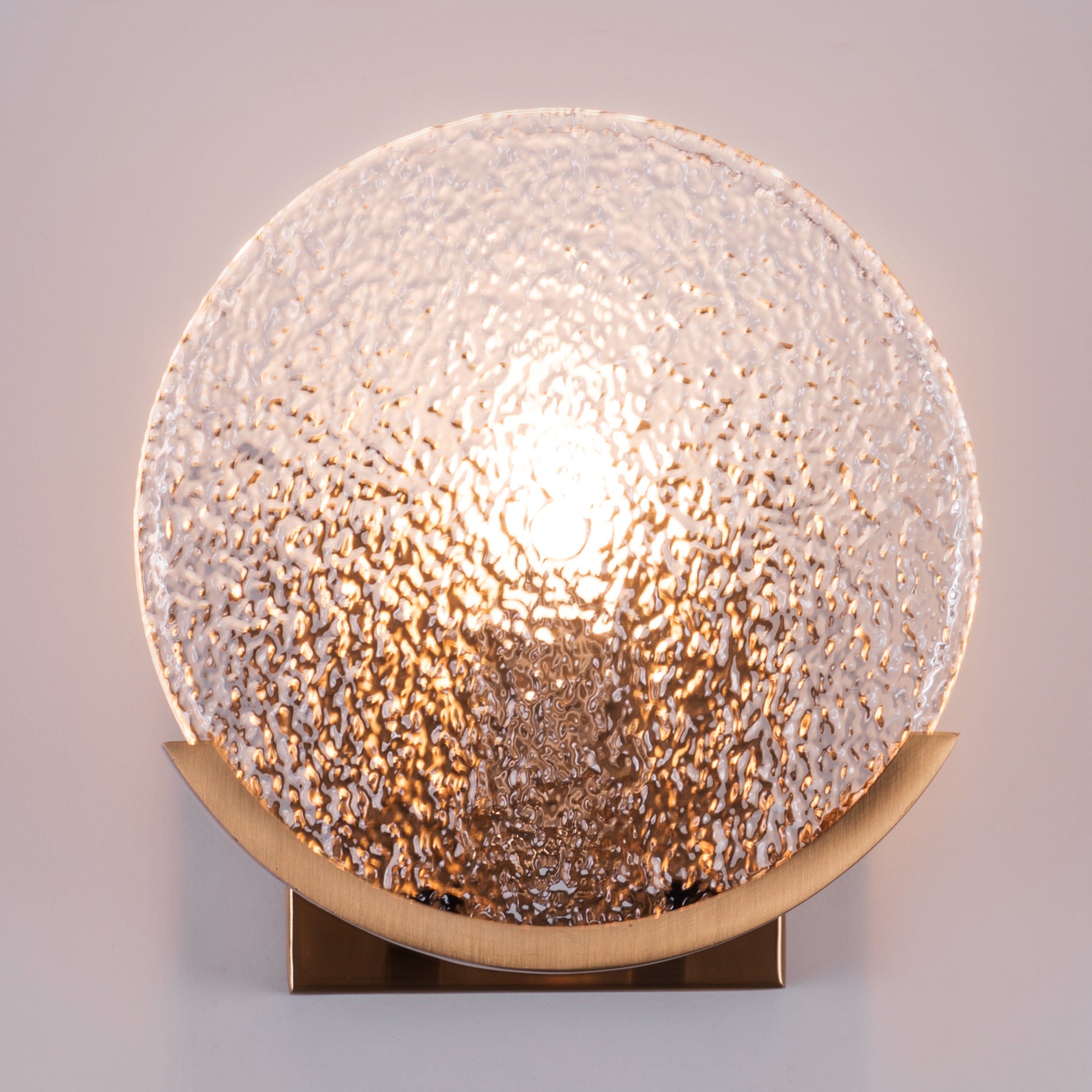 Legacy (Round, Gold) Glass Wall Light