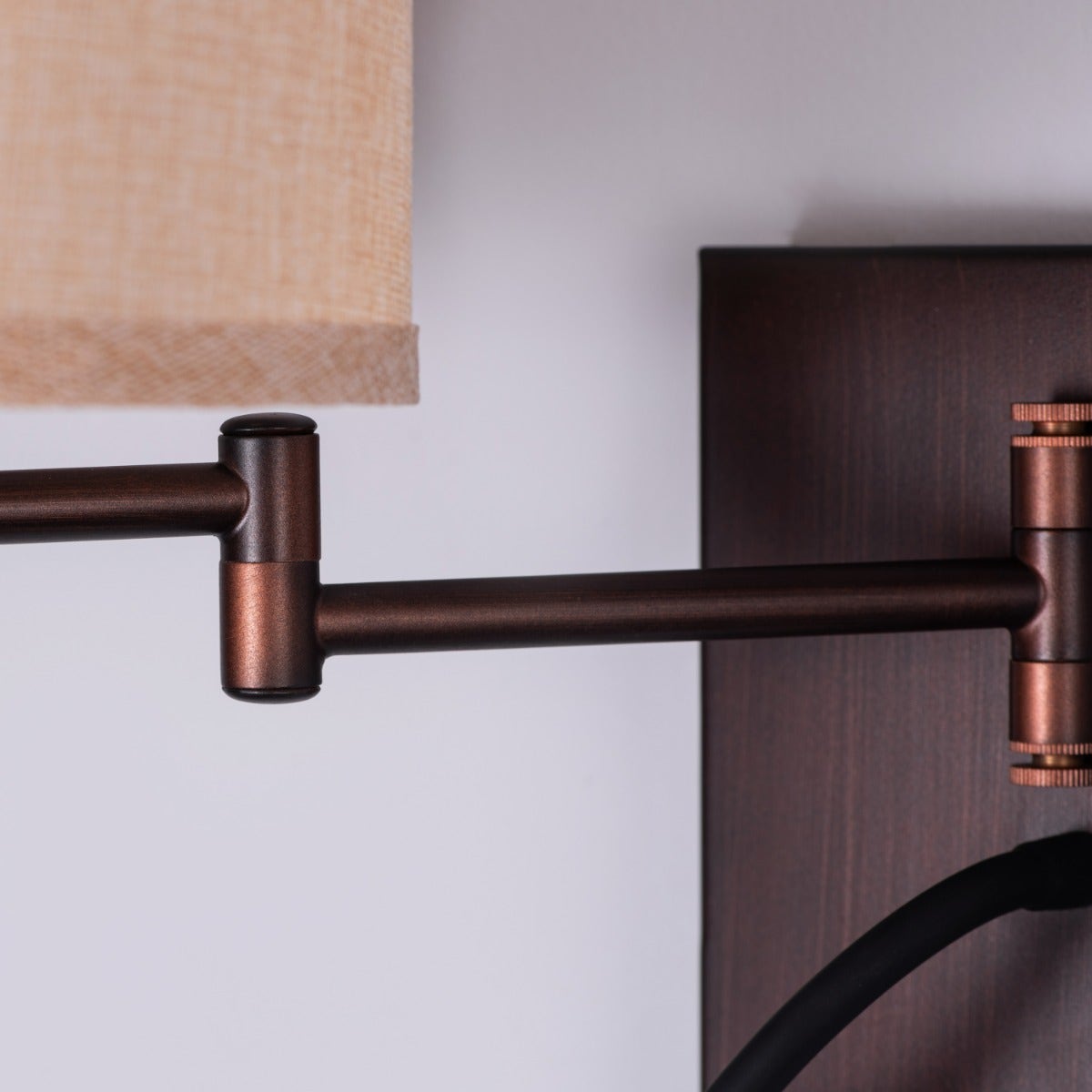 Thinking Out Loud Bedside (Coffee, With LED Downlighter) Wall Light