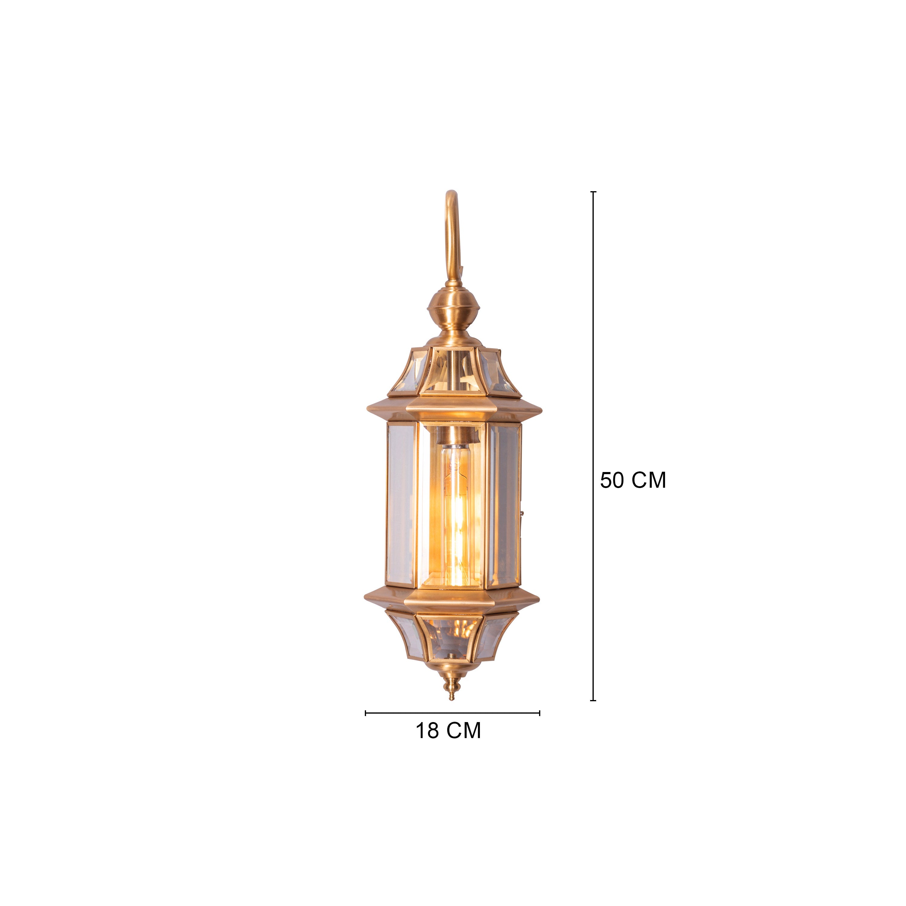Flame To A Moth (Copper) Indoor Shade Area Wall Light