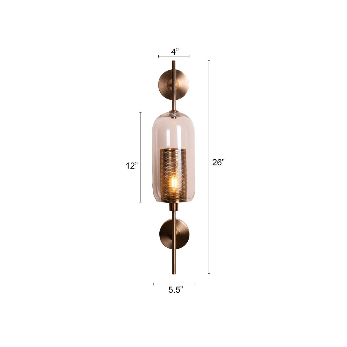 Good To Glow (Gold) Double Wall Light