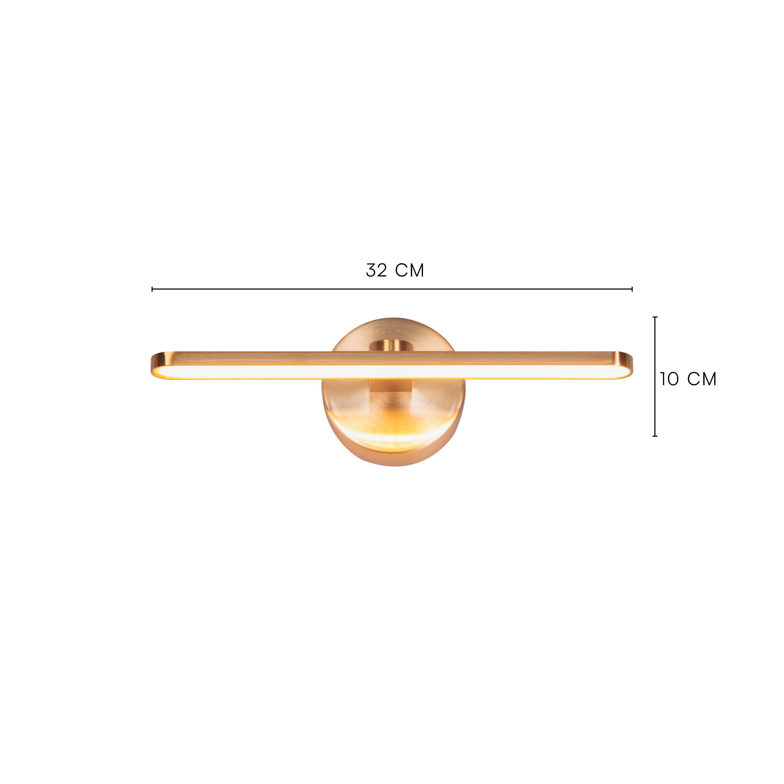 It's A Must (Small, Gold, Built-In LED) Picture Light