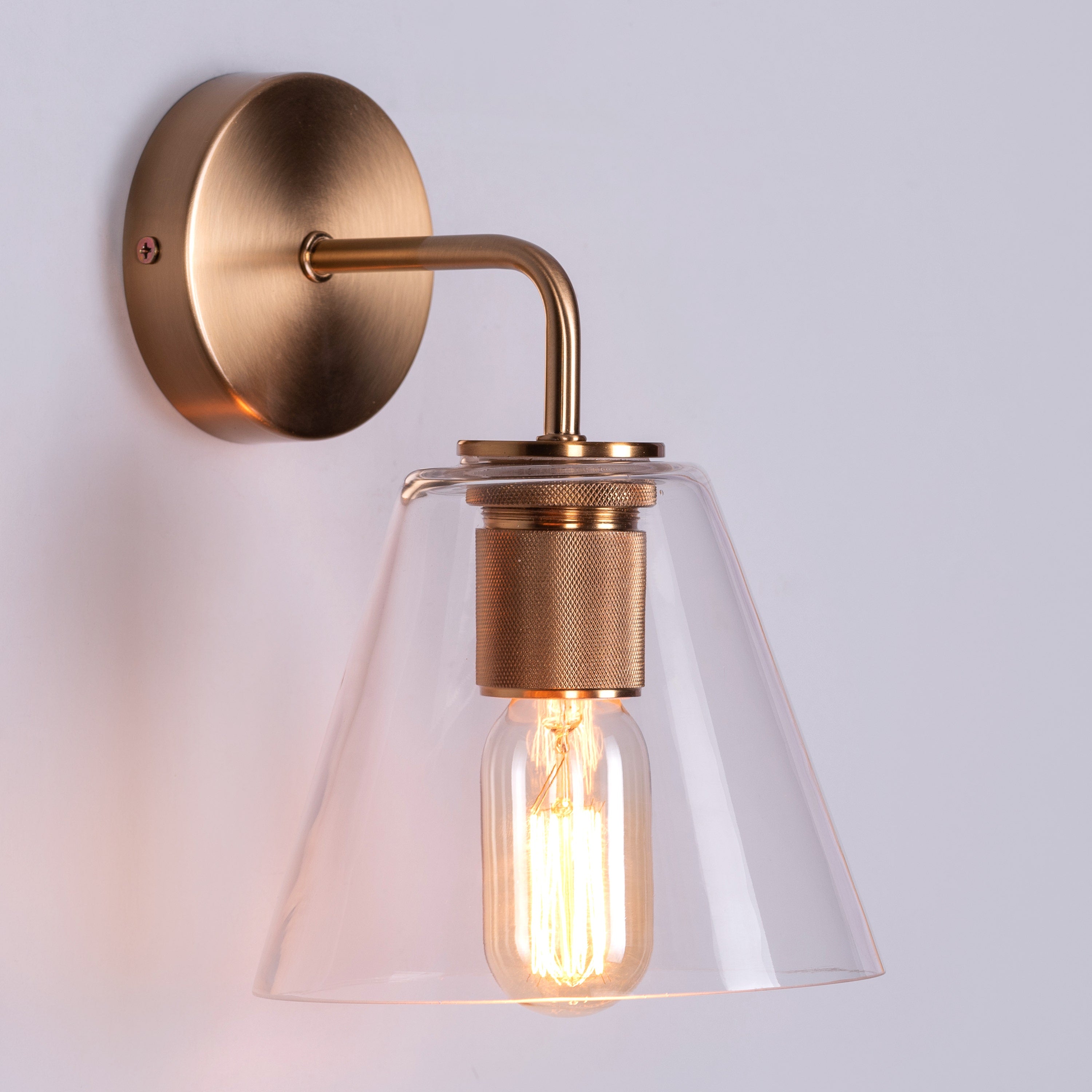 Glow Maze (Gold) Glass Wall Light