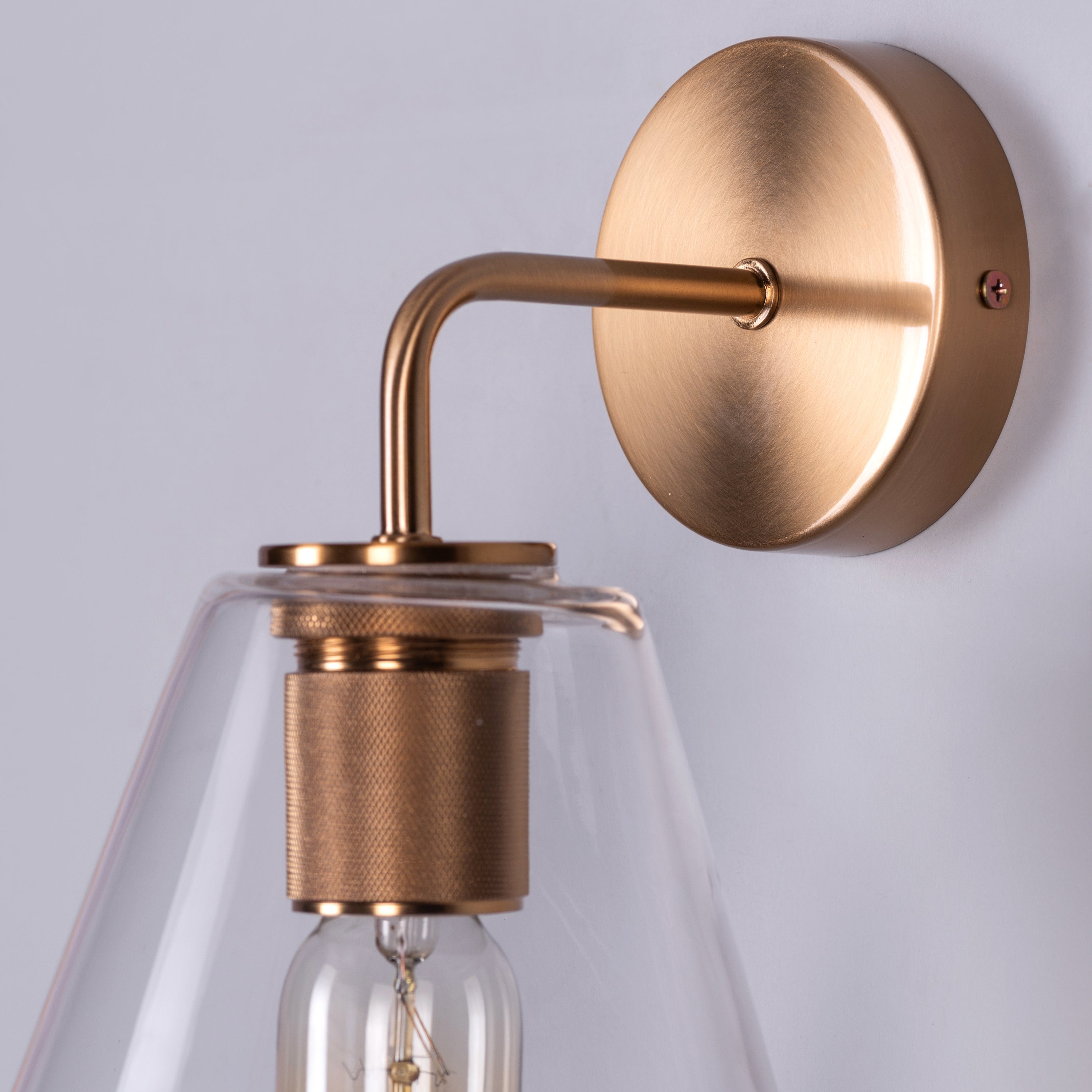 Glow Maze (Gold) Glass Wall Light