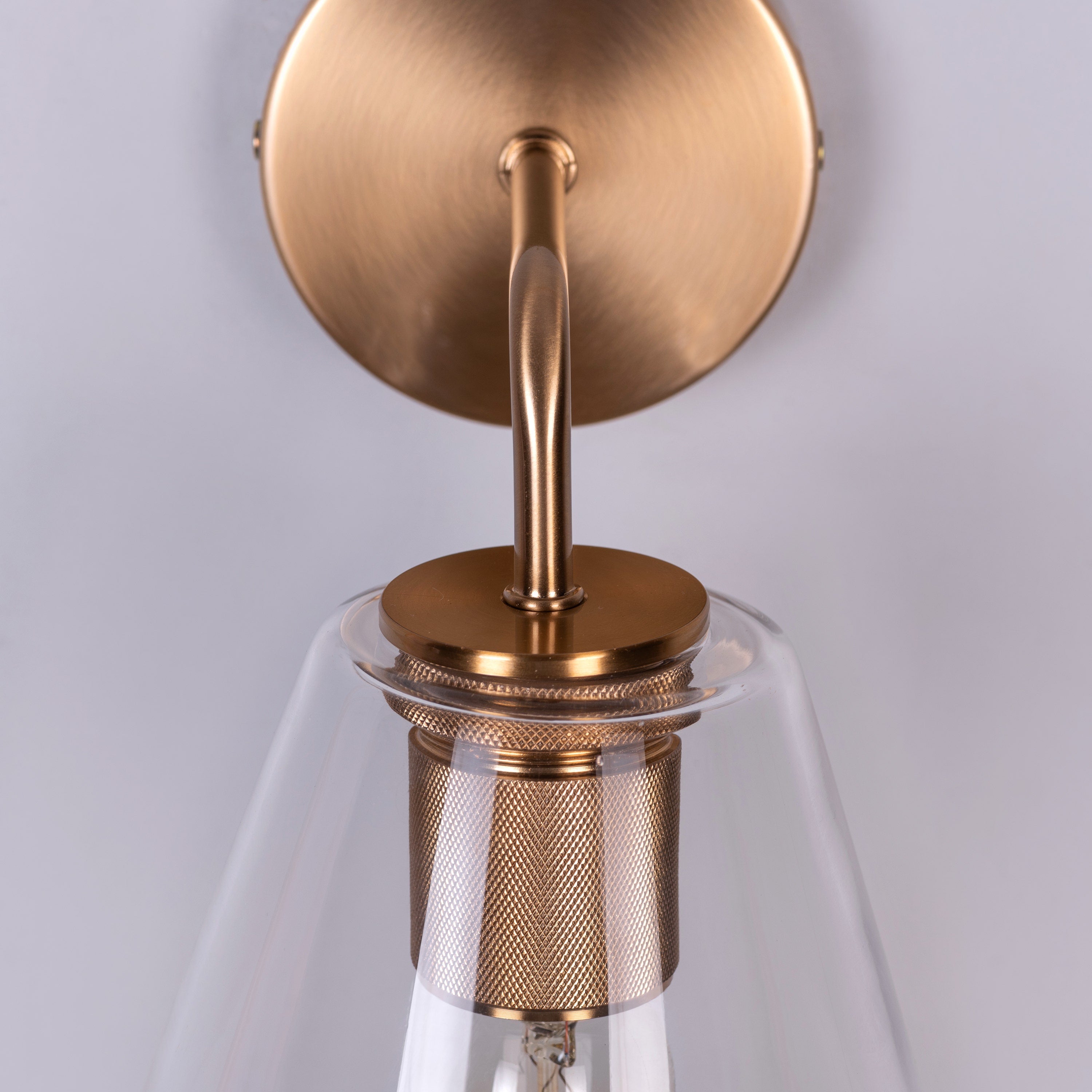 Glow Maze (Gold) Glass Wall Light