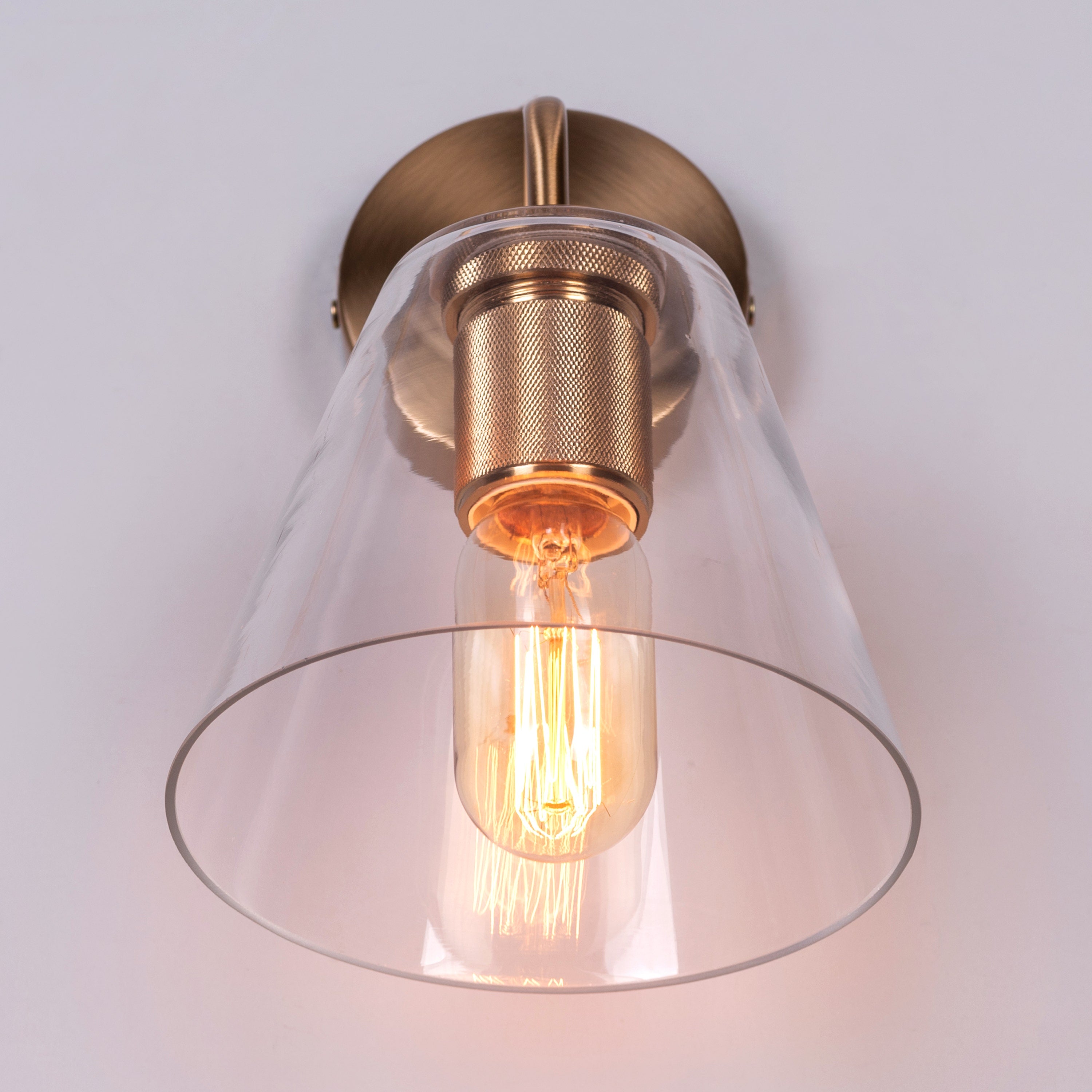 Glow Maze (Gold) Glass Wall Light