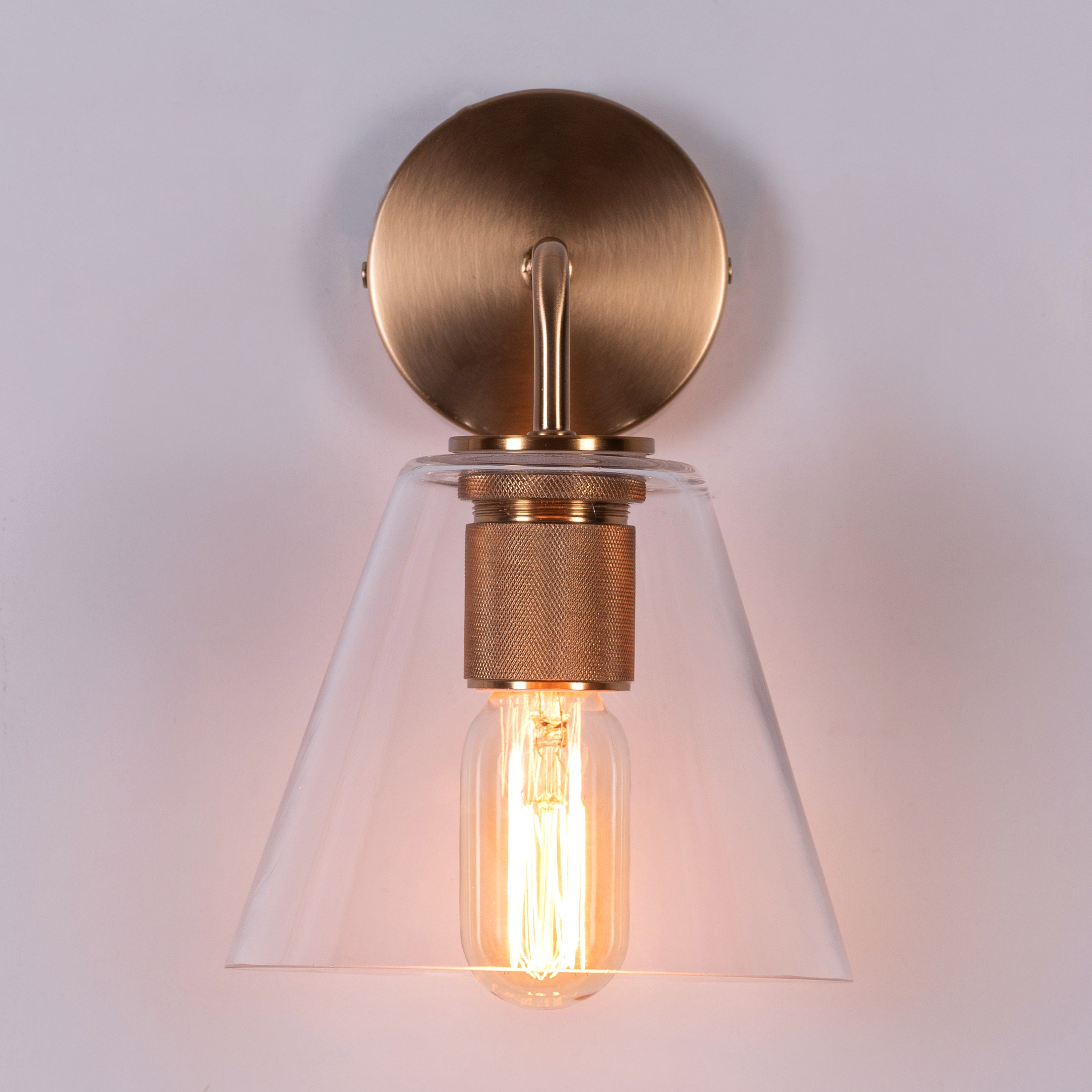 Glow Maze (Gold) Glass Wall Light