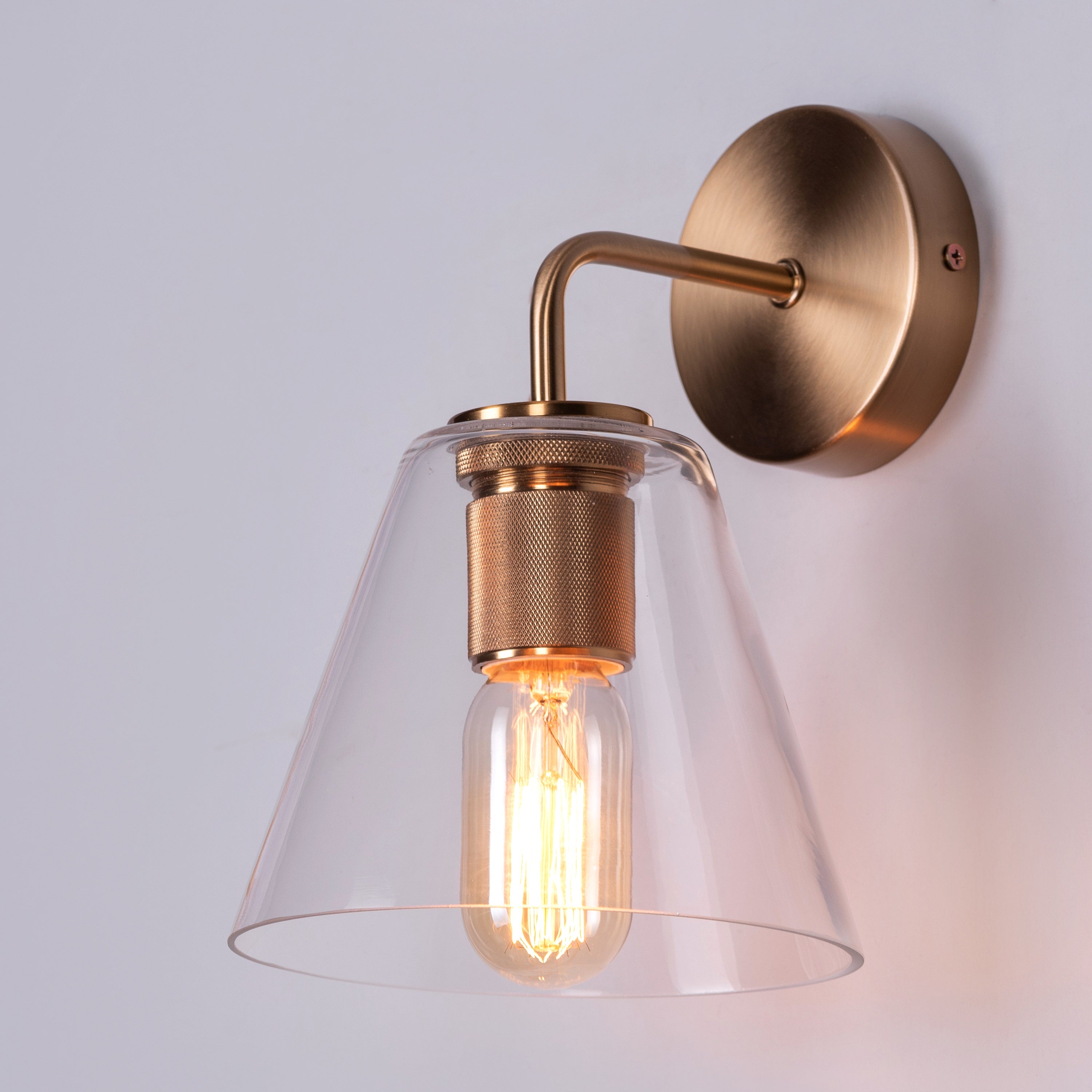 Glow Maze (Gold) Glass Wall Light