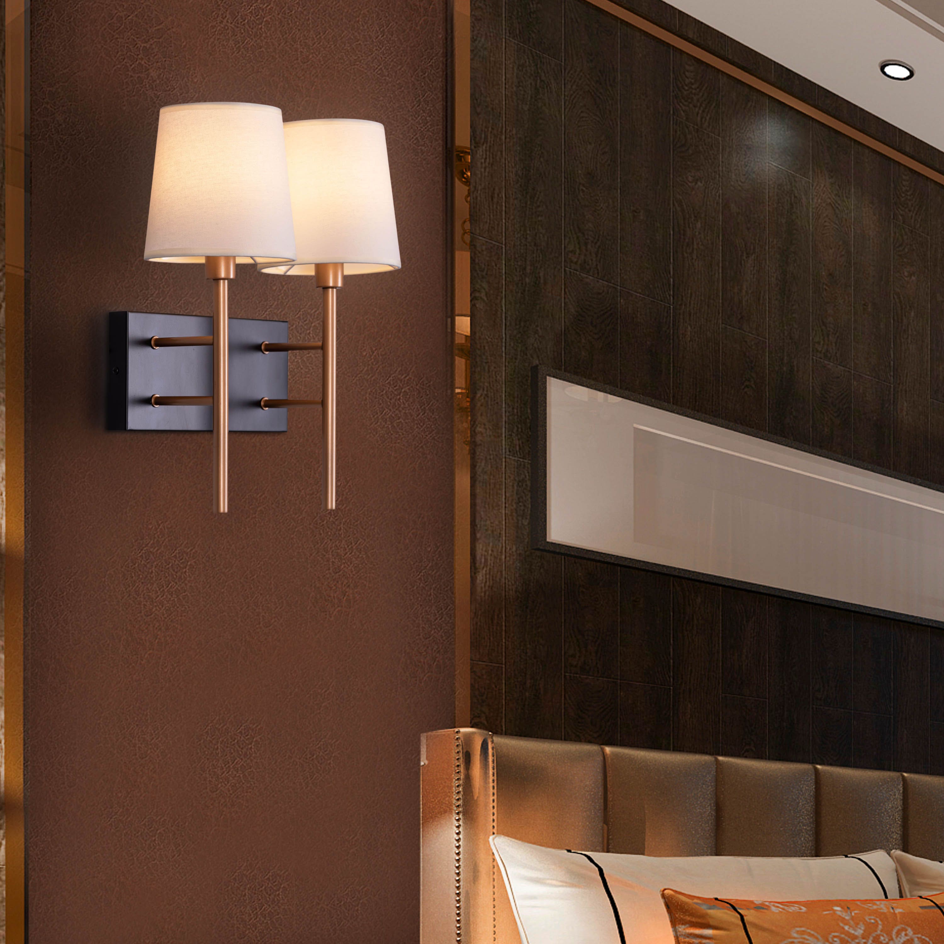 Dream Duo (Black, Gold) Wall Light