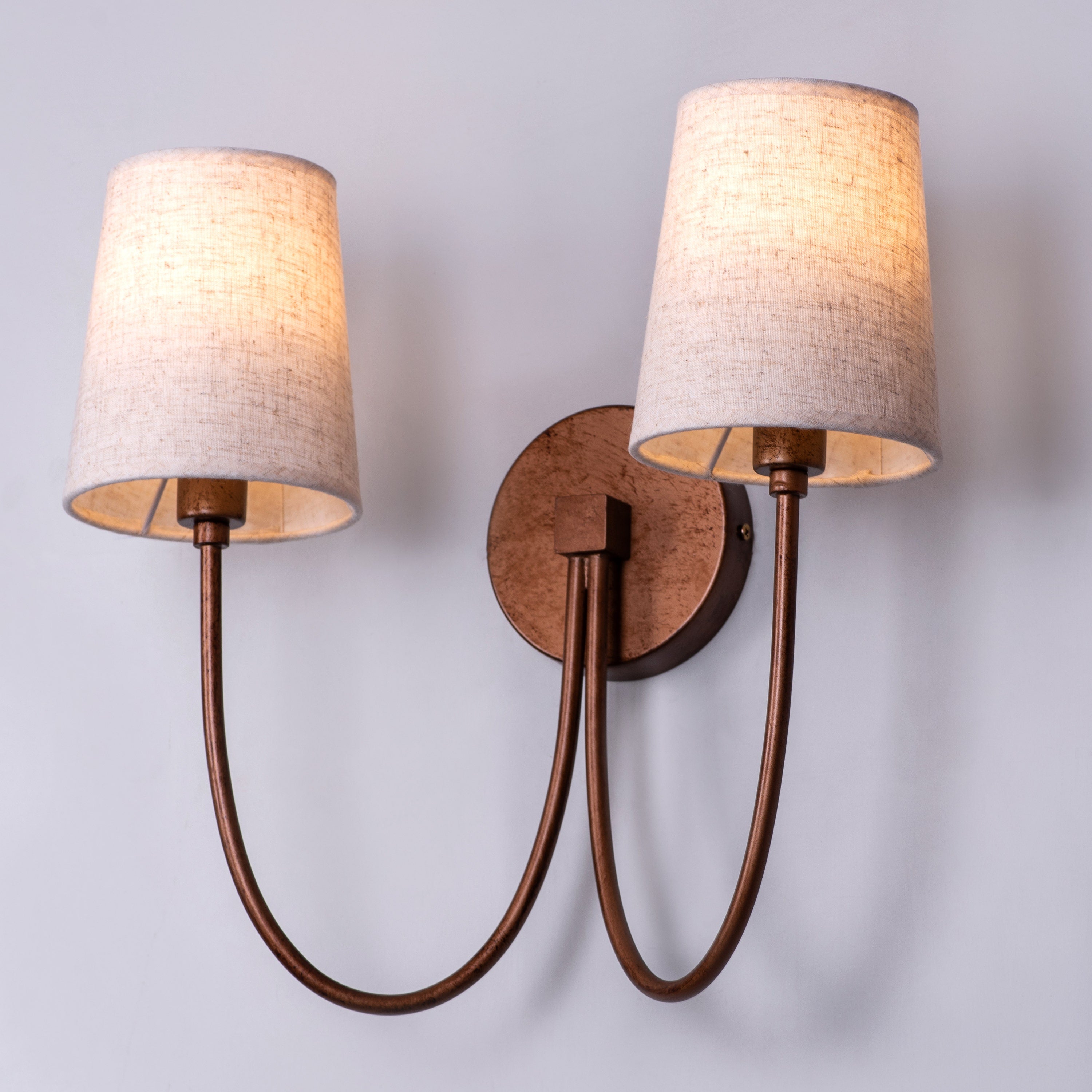 Coffee High (Antique Gold) Wall Light