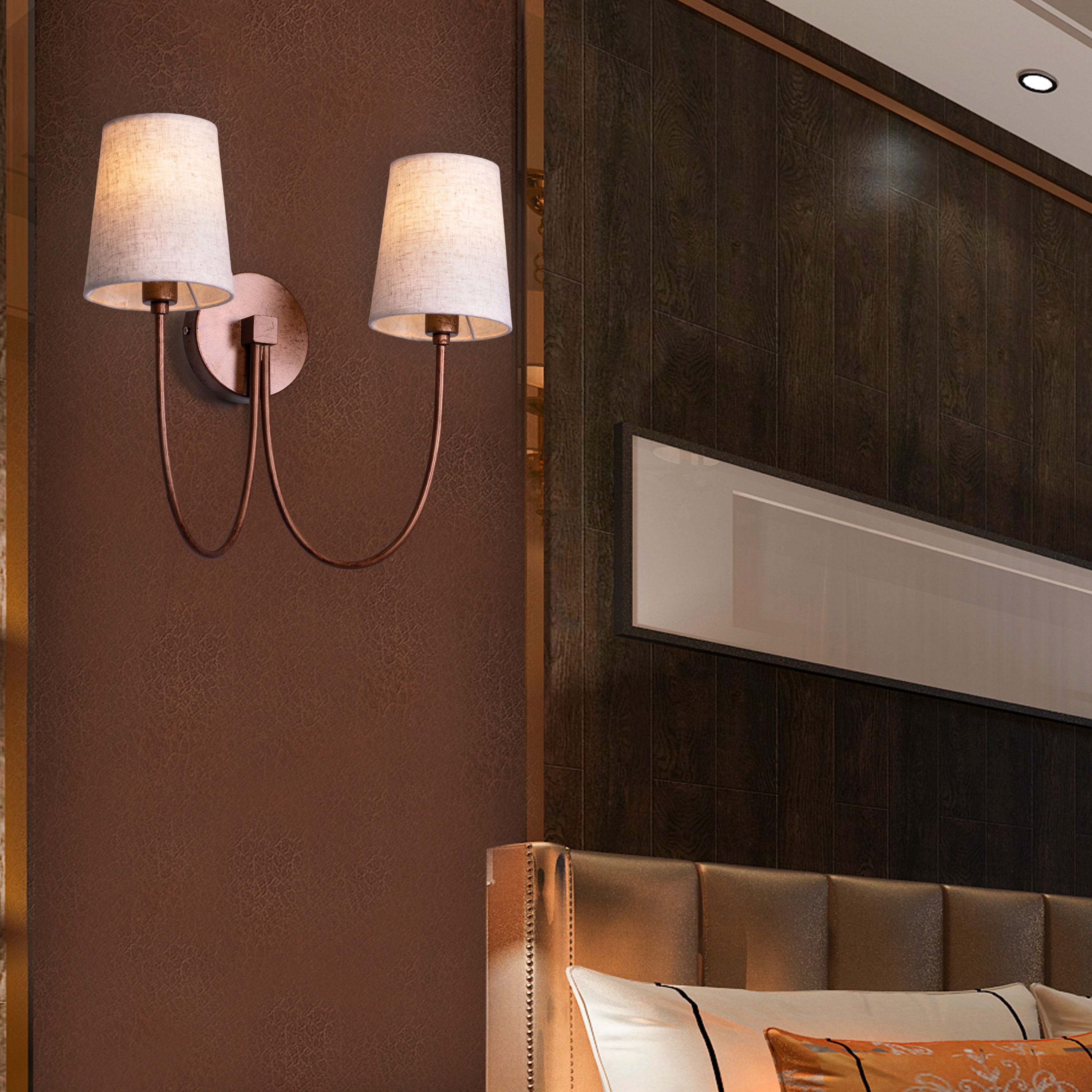 Coffee High (Antique Gold) Wall Light