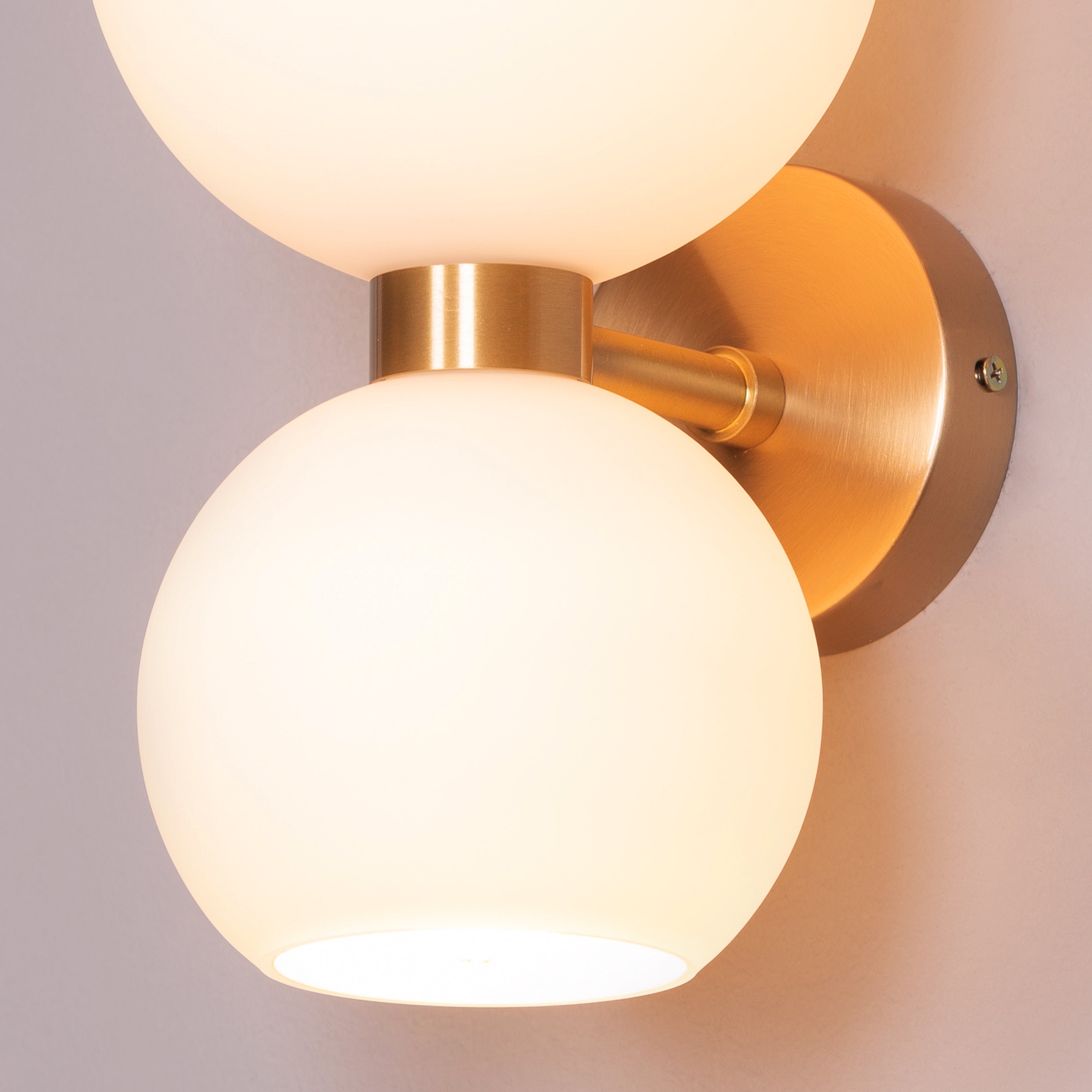 Afloat (Gold, Milky White) Wall Light