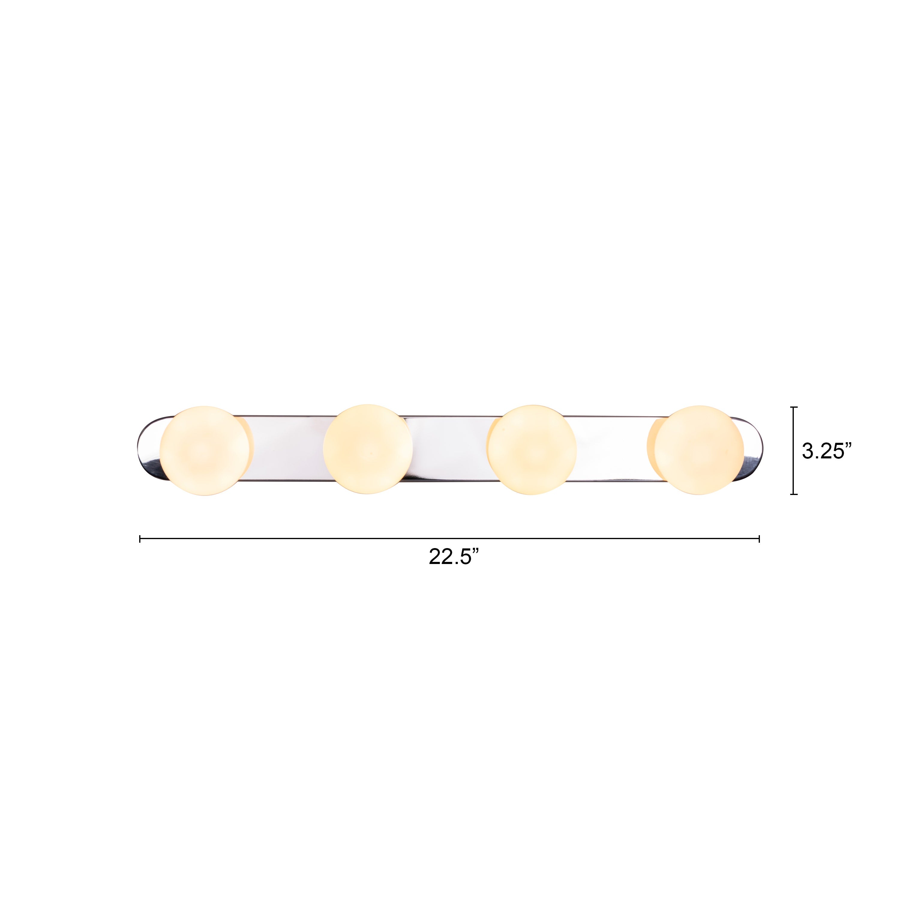 Attitude (Chrome) Stainless Steel Vanity Light