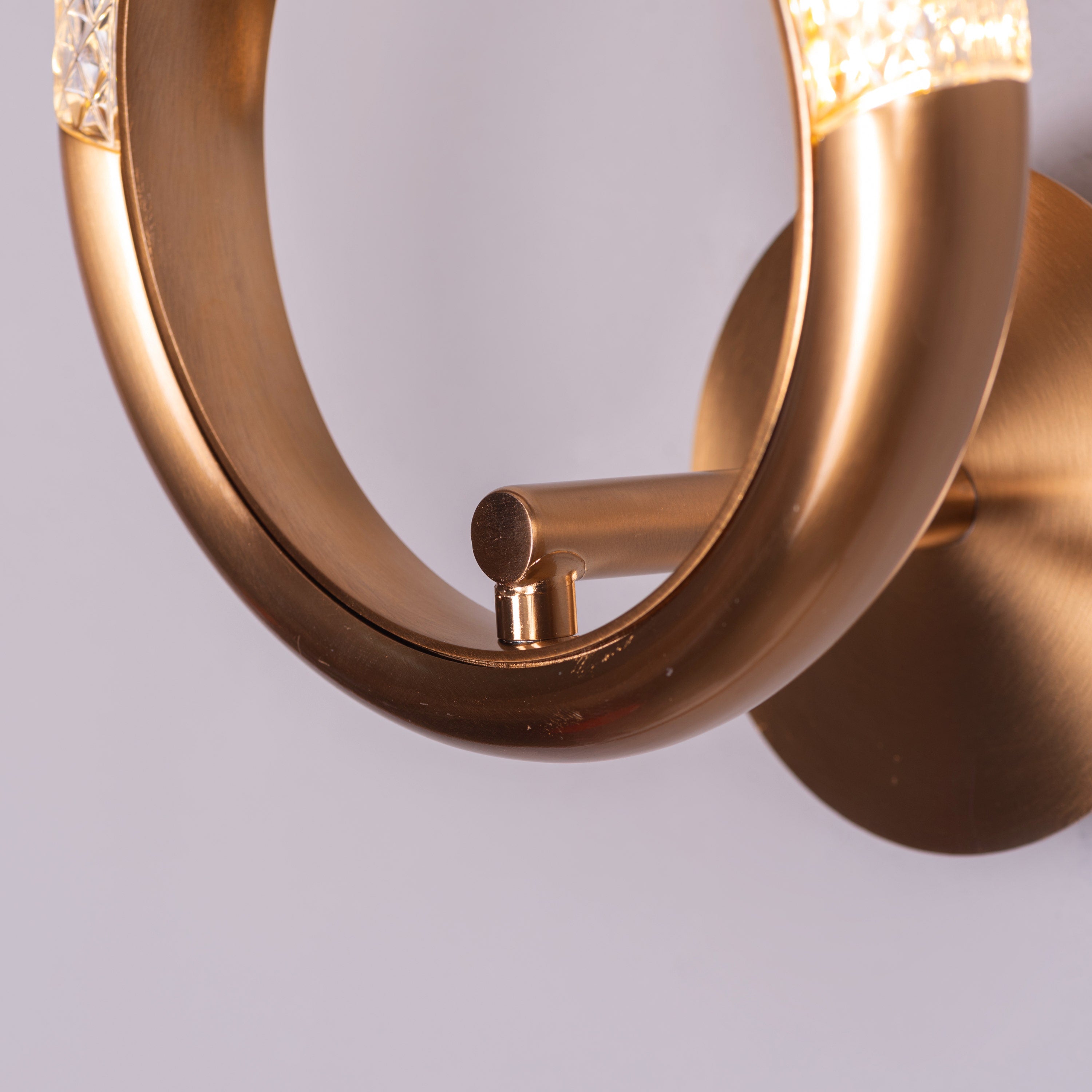 Lot To Unpack (Gold, Dimmable LED with Remote Control) Wall Light