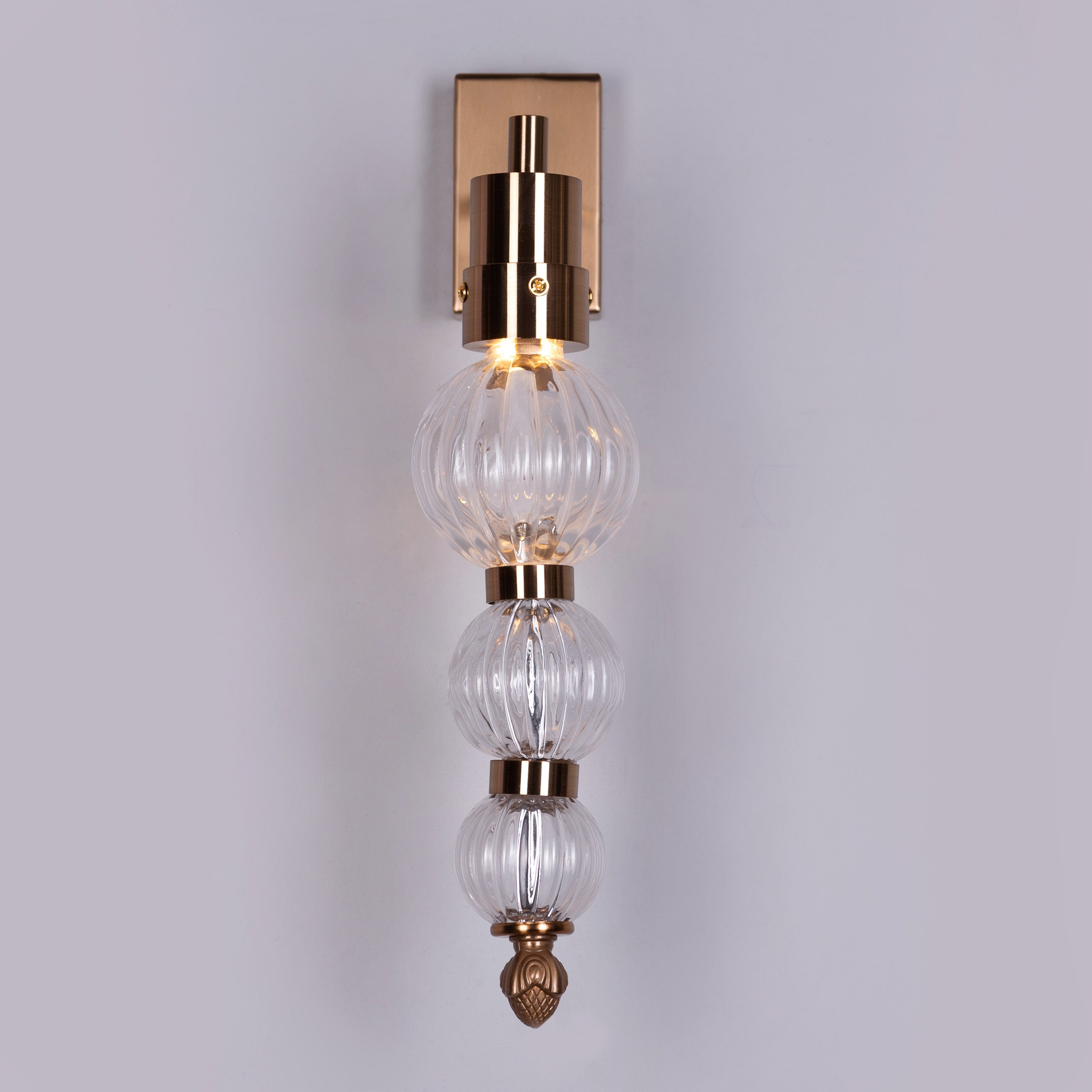 High Born (Gold) Glass Wall Light