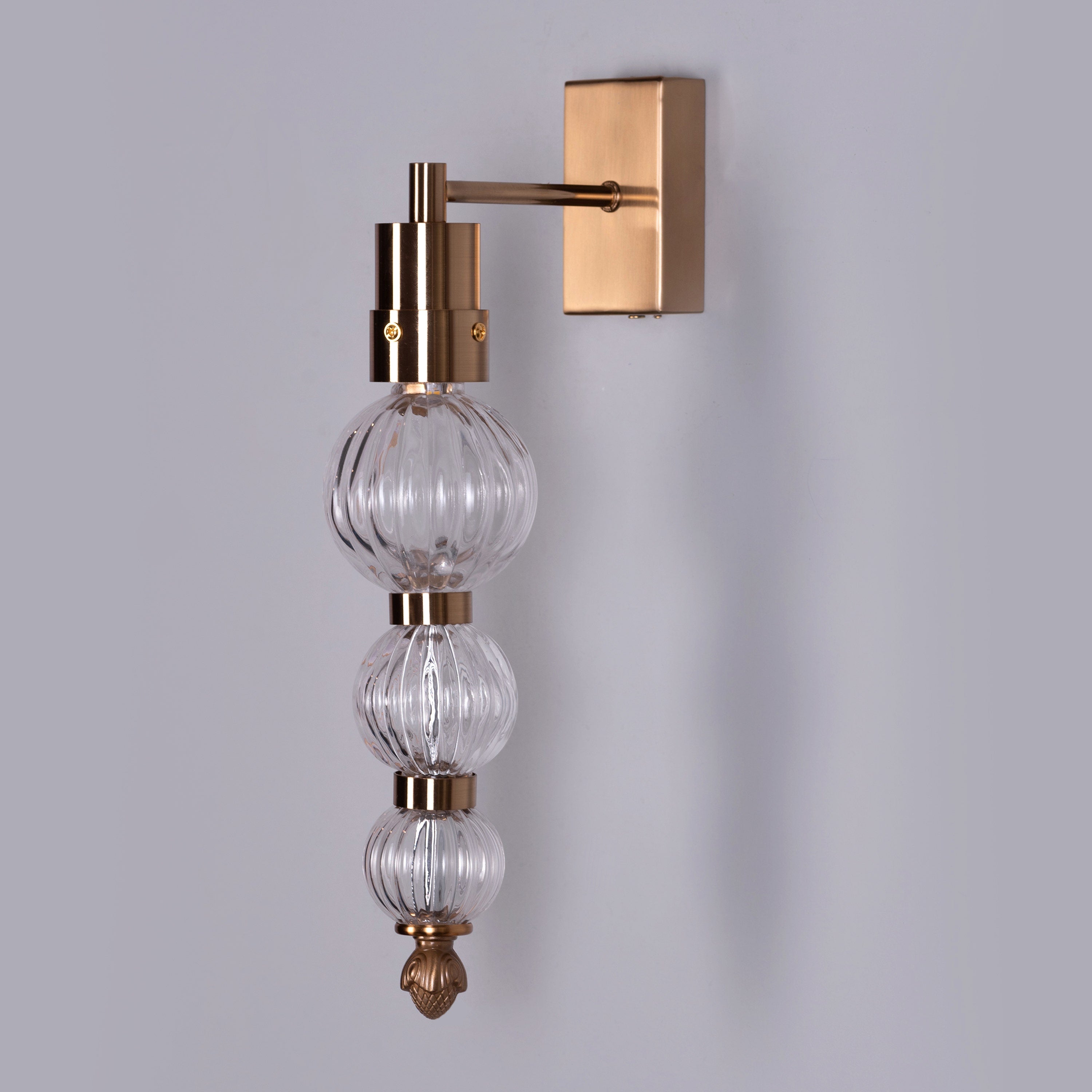 High Born (Gold) Glass Wall Light