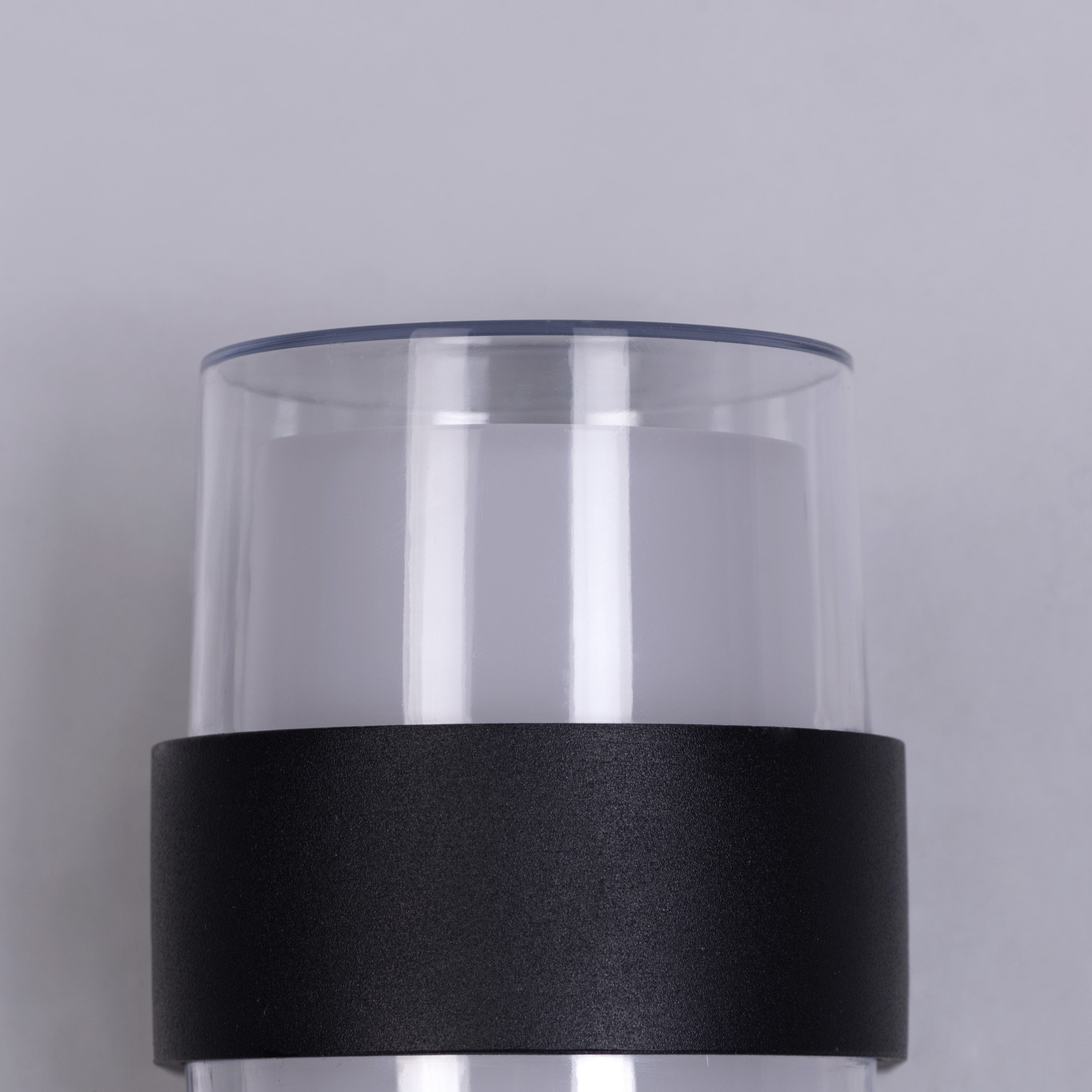 Devoted (Black, Built-In LED) Indoor/Outdoor Wall Light (IP65 Rated)