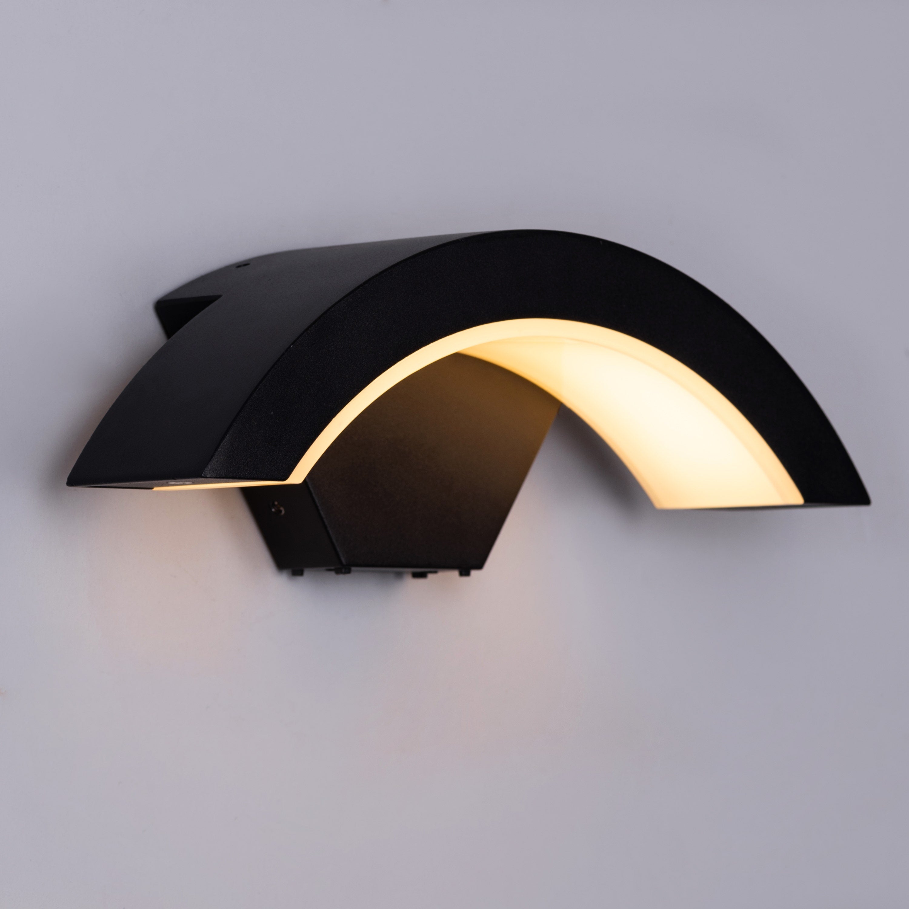 Oakridge (Black, Built-In LED) Outdoor/ Indoor Wall Light (IP65 Rated)