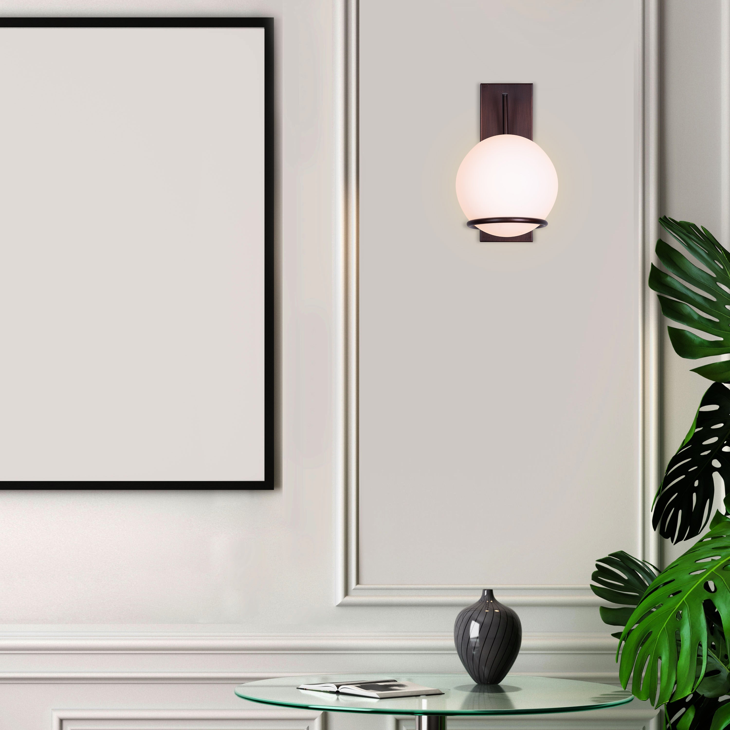 Heart Strings (Coffee) Wall Light