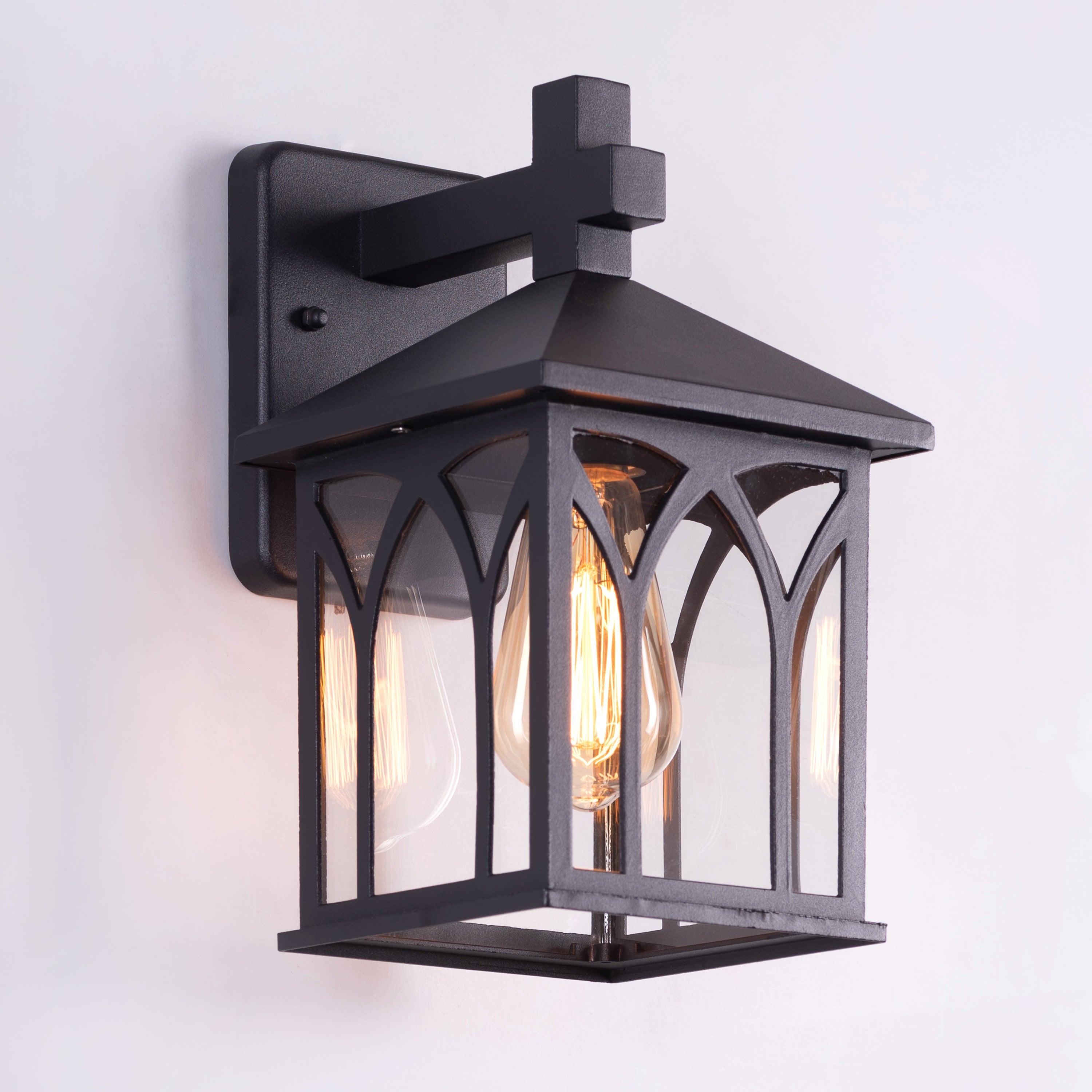 Dance More (Black) Outdoor / Indoor Wall Light