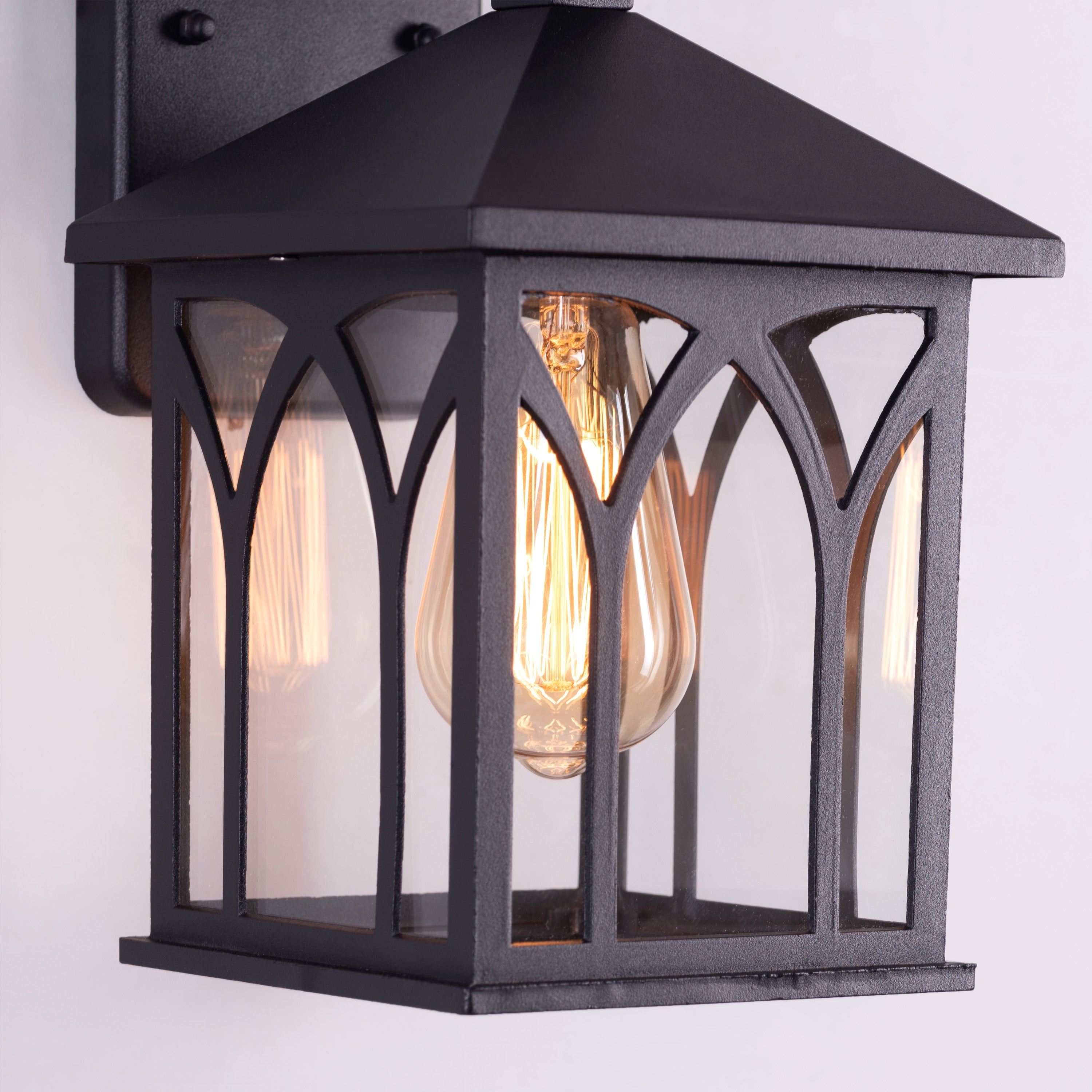 Dance More (Black) Outdoor / Indoor Wall Light