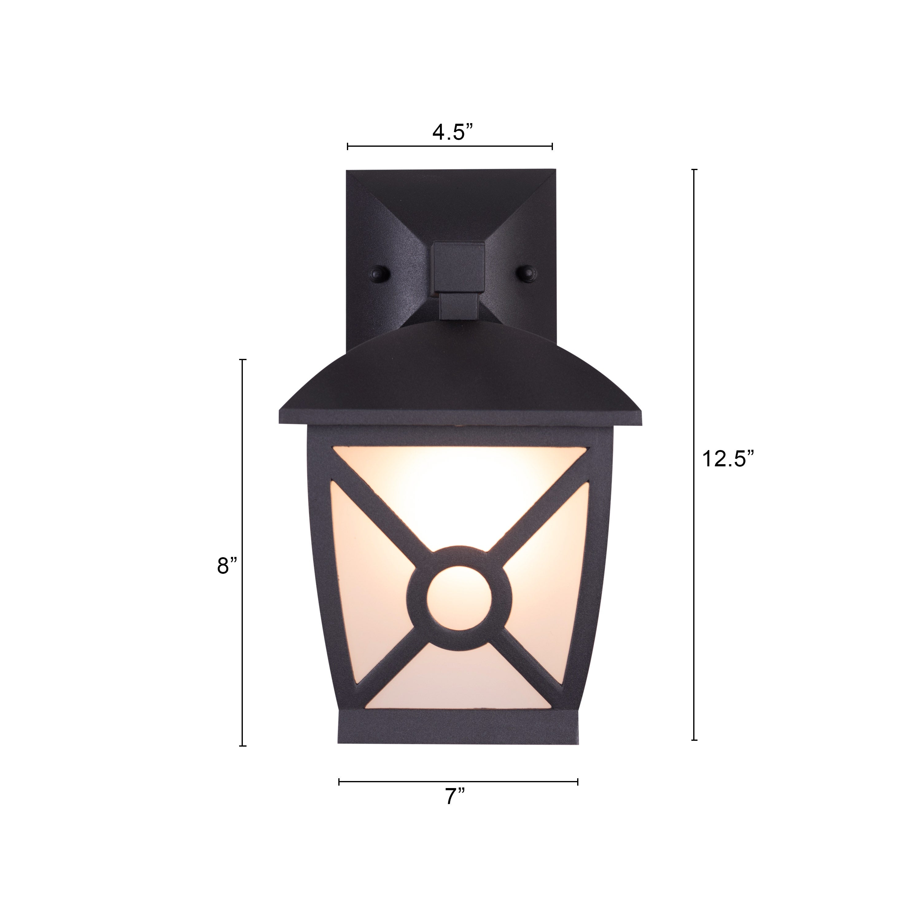 Trade Winds (Black) Outdoor/ Indoor Wall Light