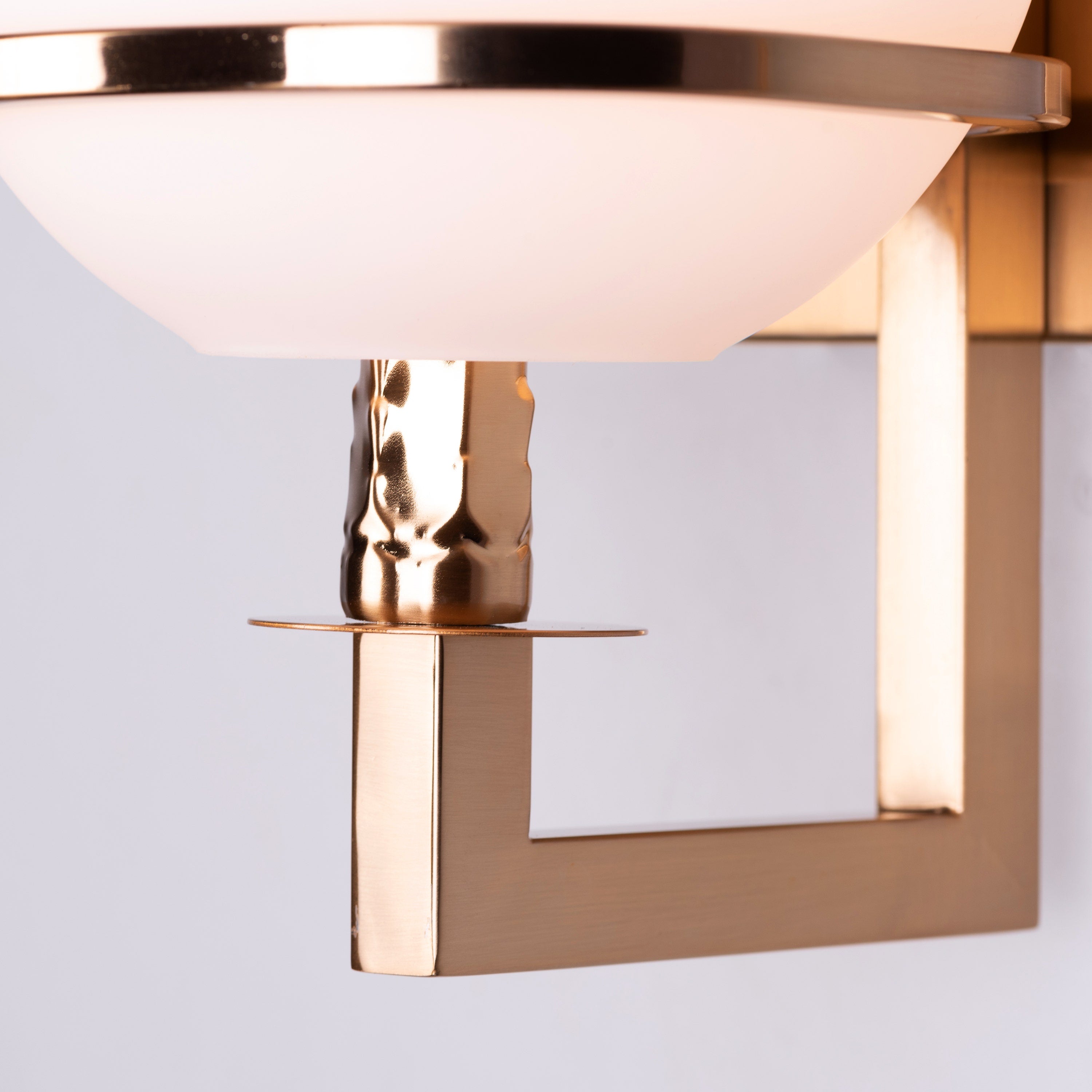 Game On (Gold, Milky White) Glass Wall Light