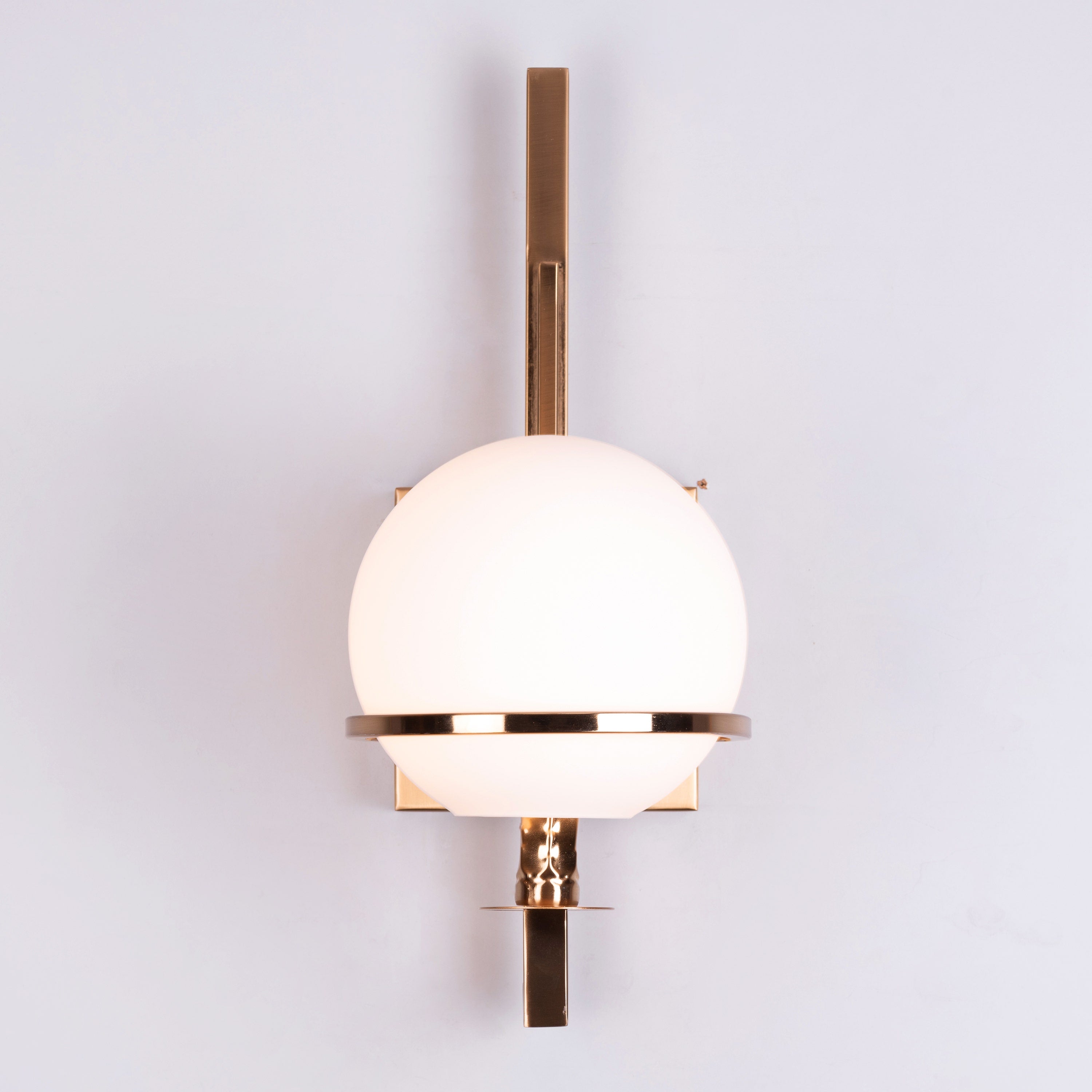 Game On (Gold, Milky White) Glass Wall Light