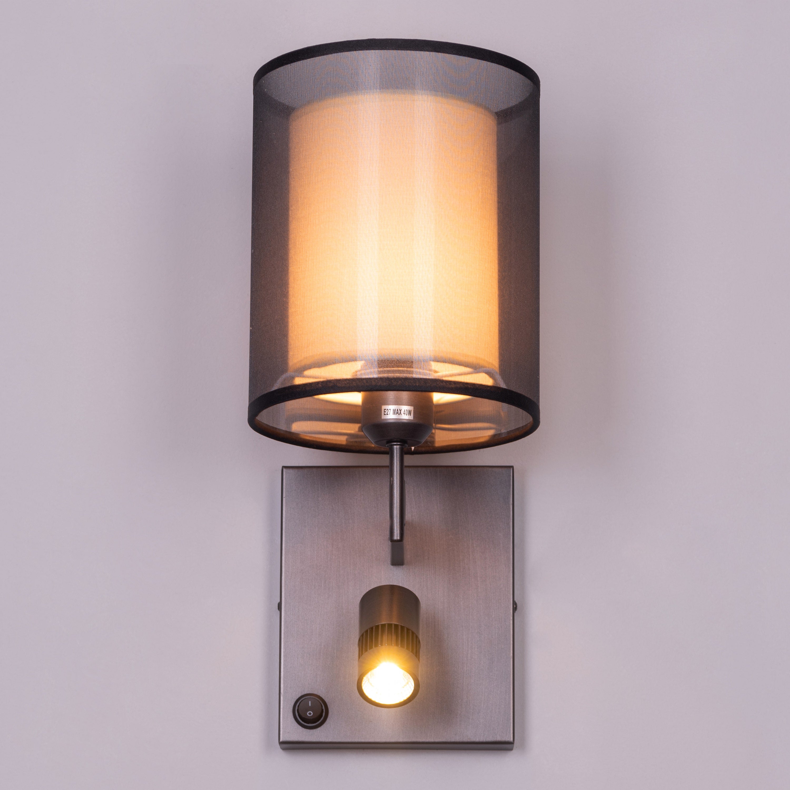 Read Me Like A Book Bedside (Coffee, LED Downlight) Wall Light