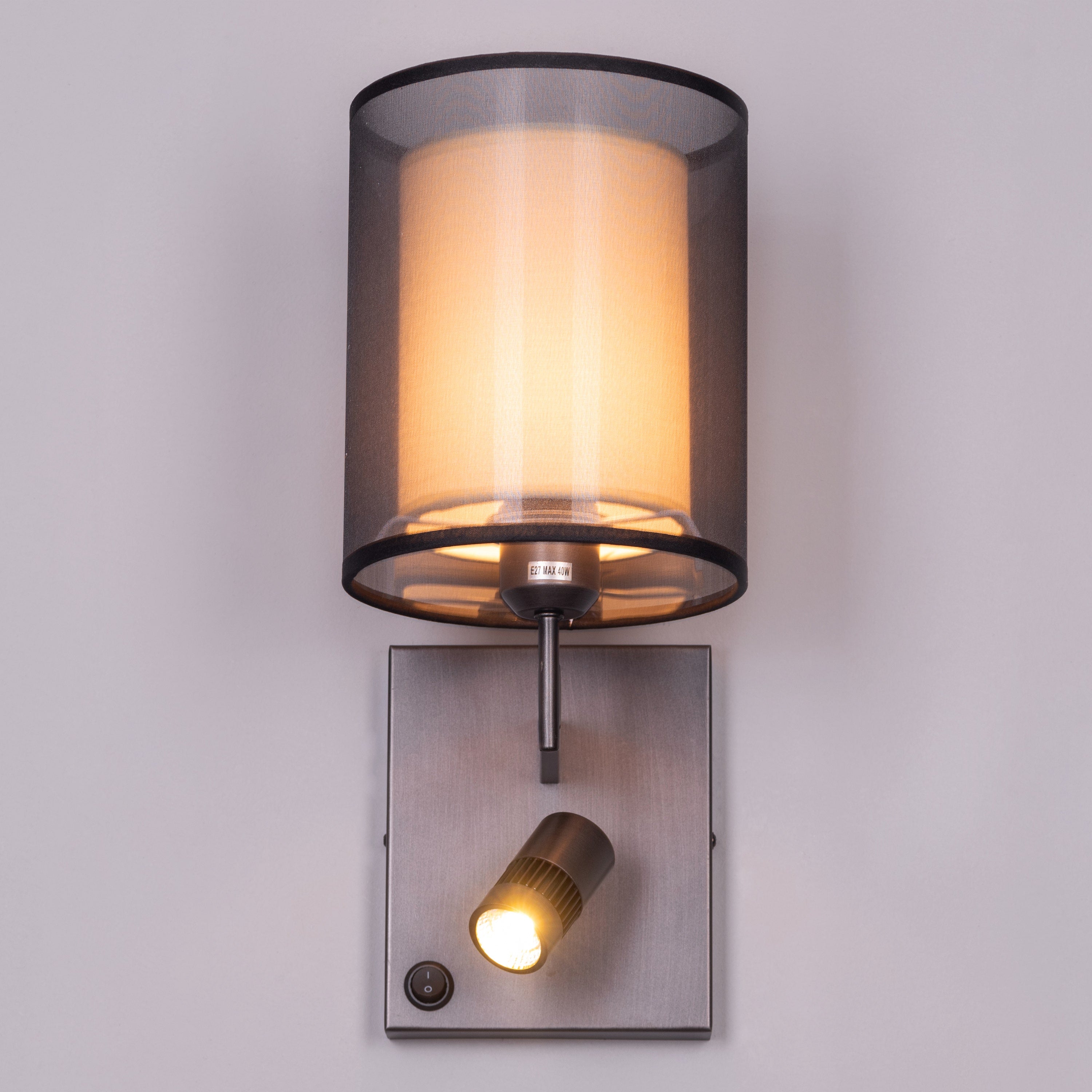 Read Me Like A Book Bedside (Coffee, LED Downlight) Wall Light