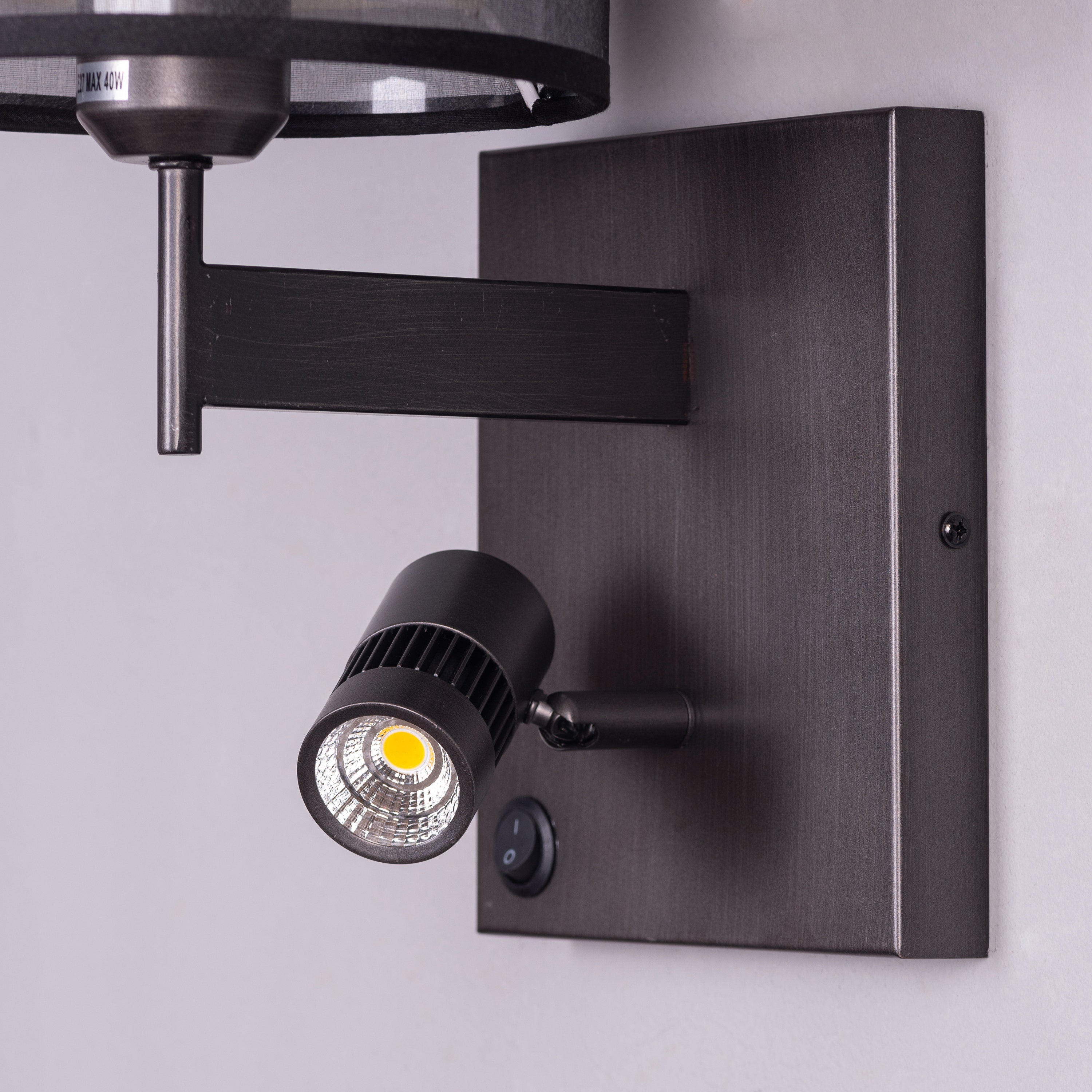 Read Me Like A Book Bedside (Coffee, LED Downlight) Wall Light