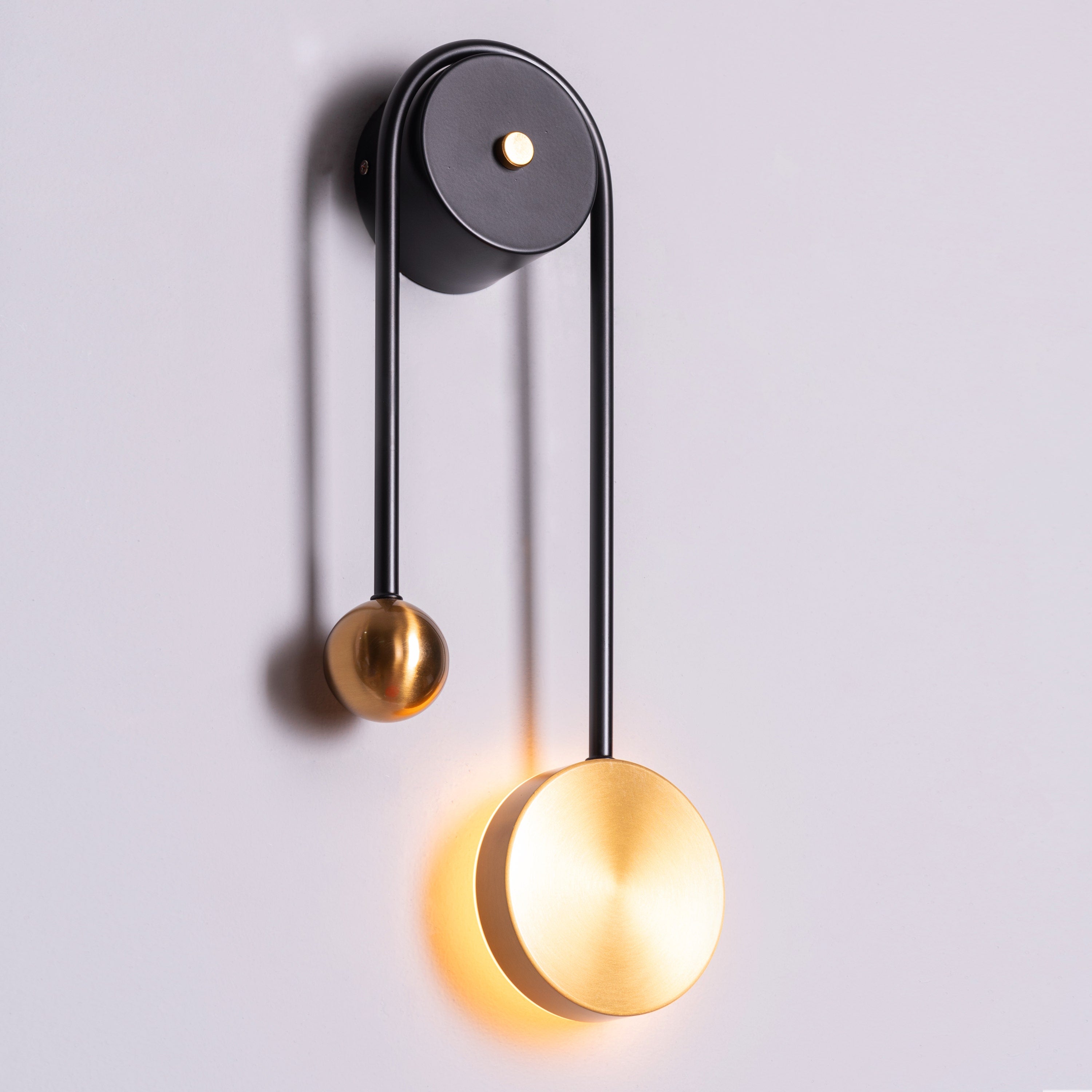 New Season (Black, Built-In LED) Wall Light