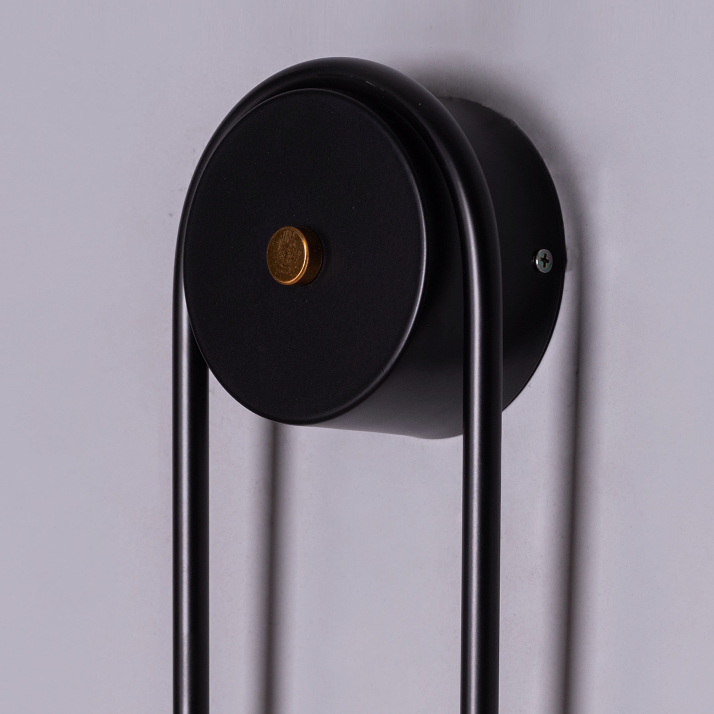 New Season (Black, Built-In LED) Wall Light