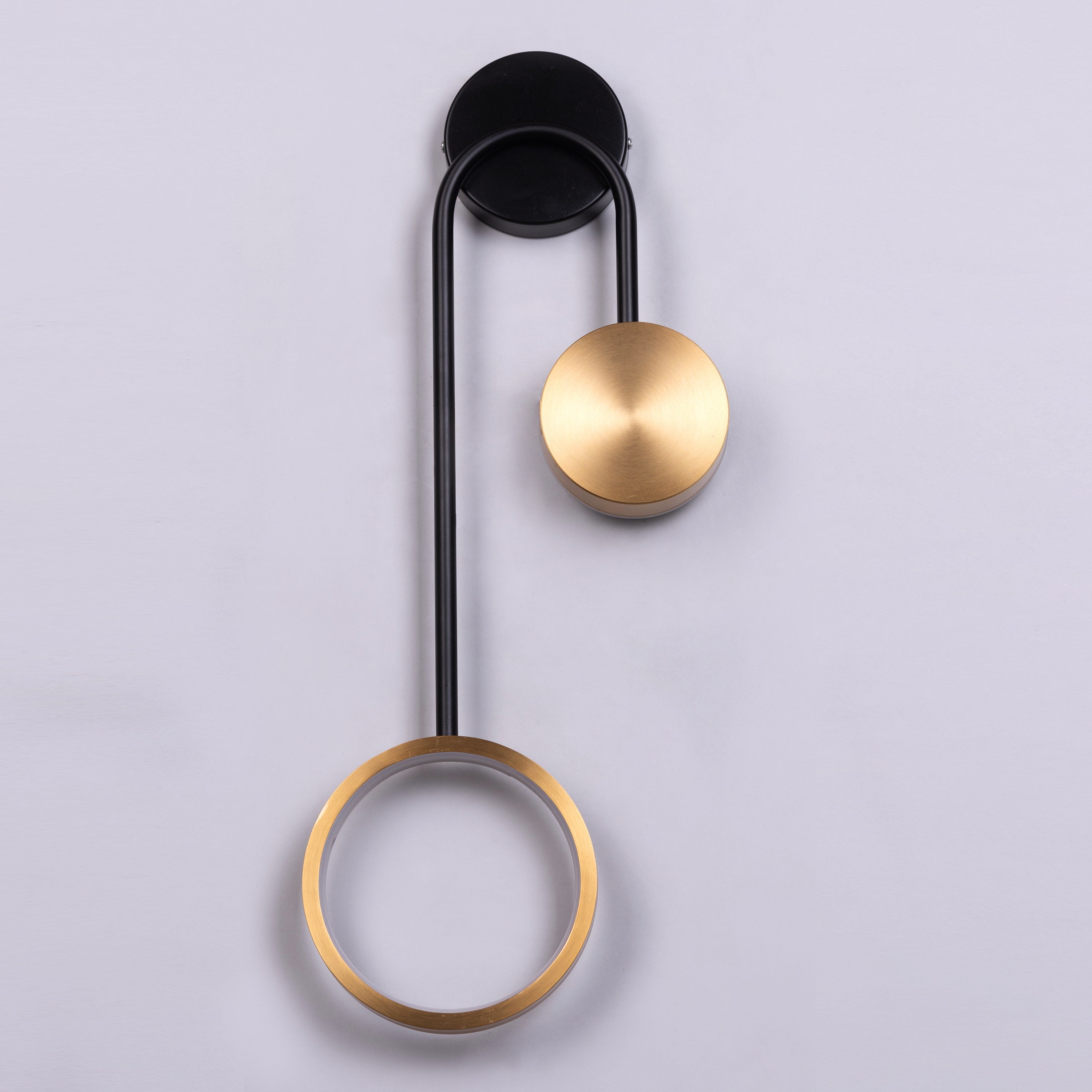 New Season Signature (Black, Gold, Built-In LED) Wall Light
