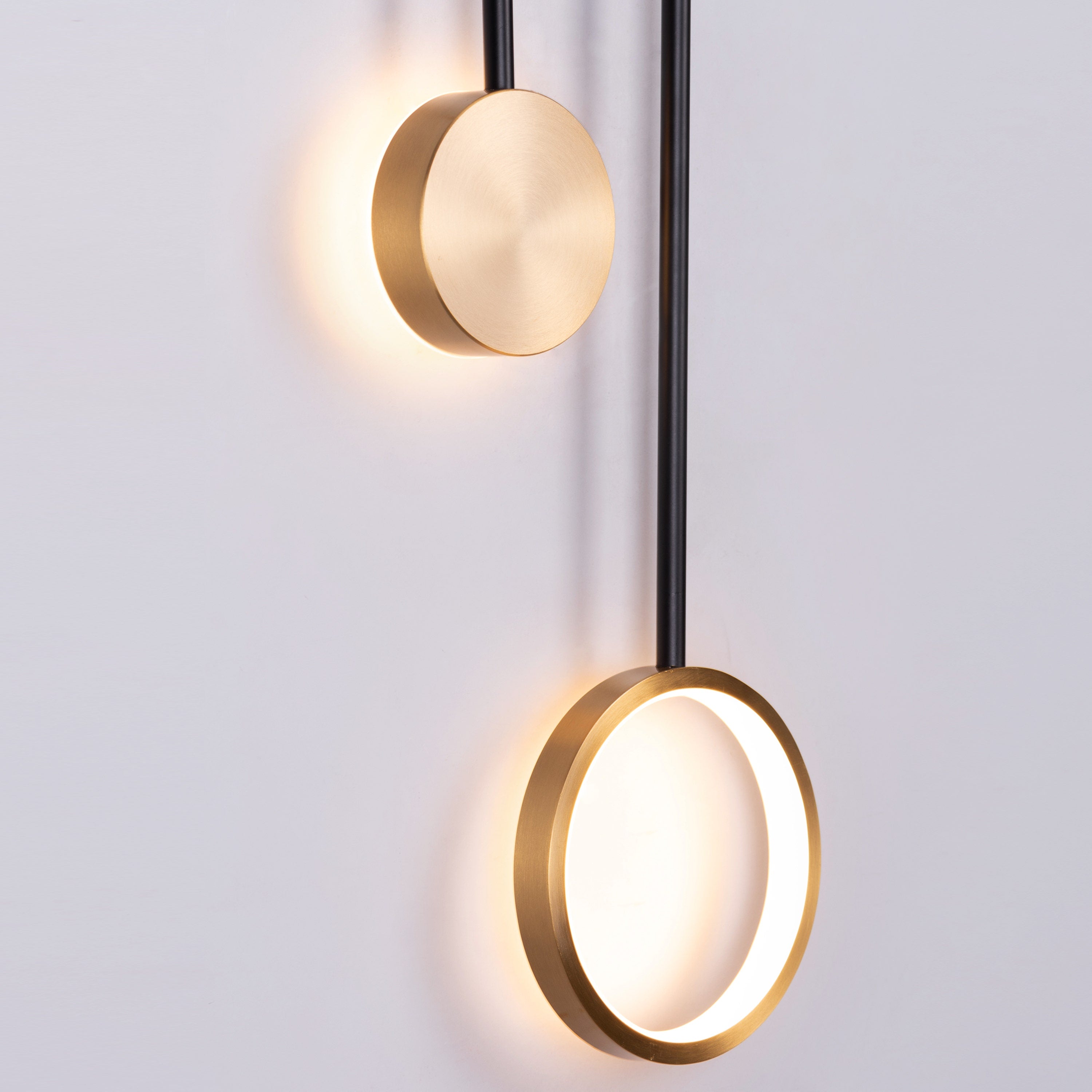 New Season Signature (Black, Gold, Built-In LED) Wall Light