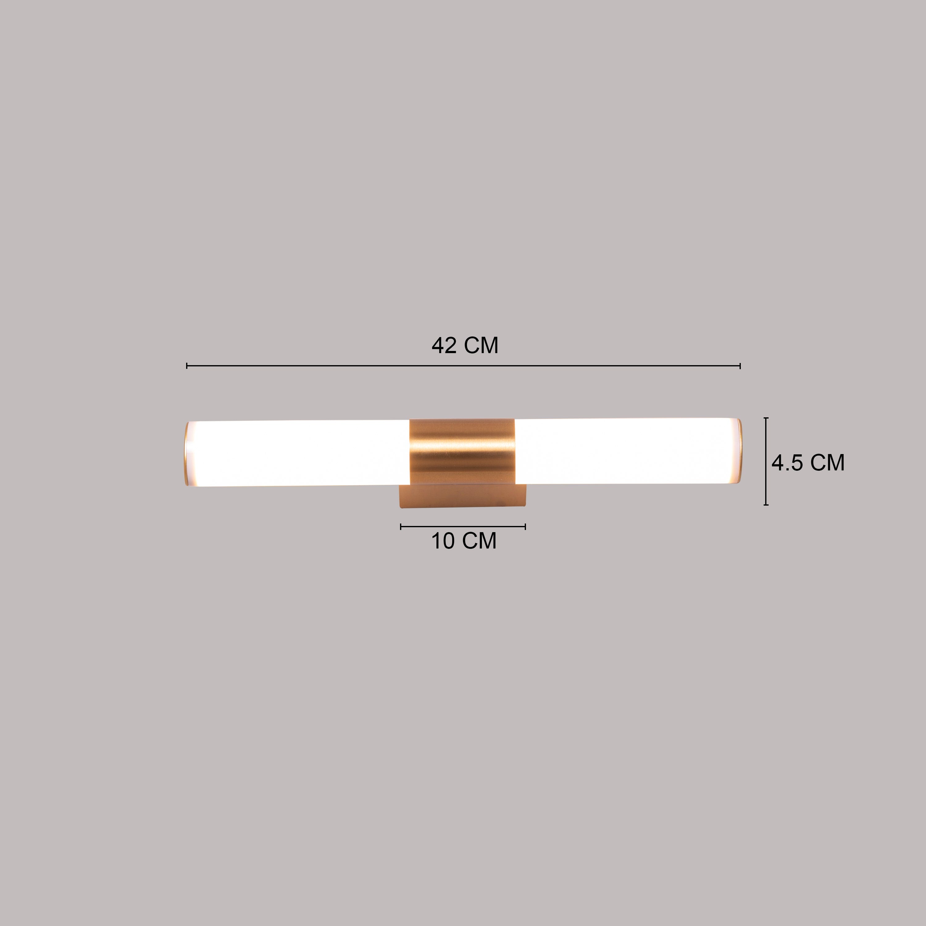 Vanity Insanity (Small, Gold, Built-In LED) Vanity Light