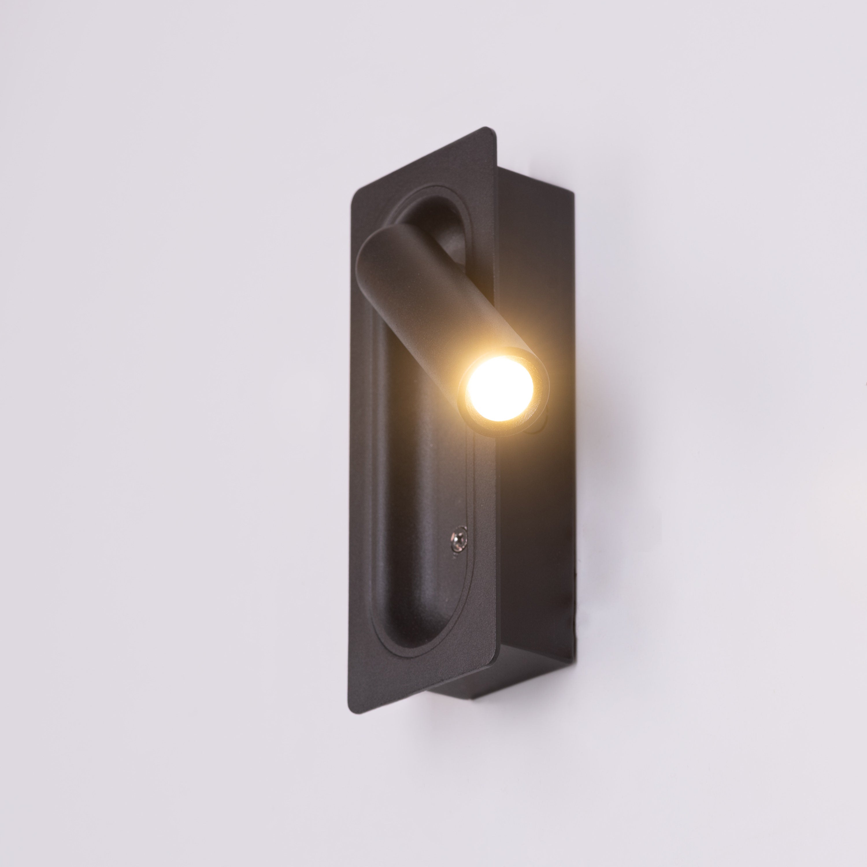 Stay With Me (Black, Built-In LED) Wall Light