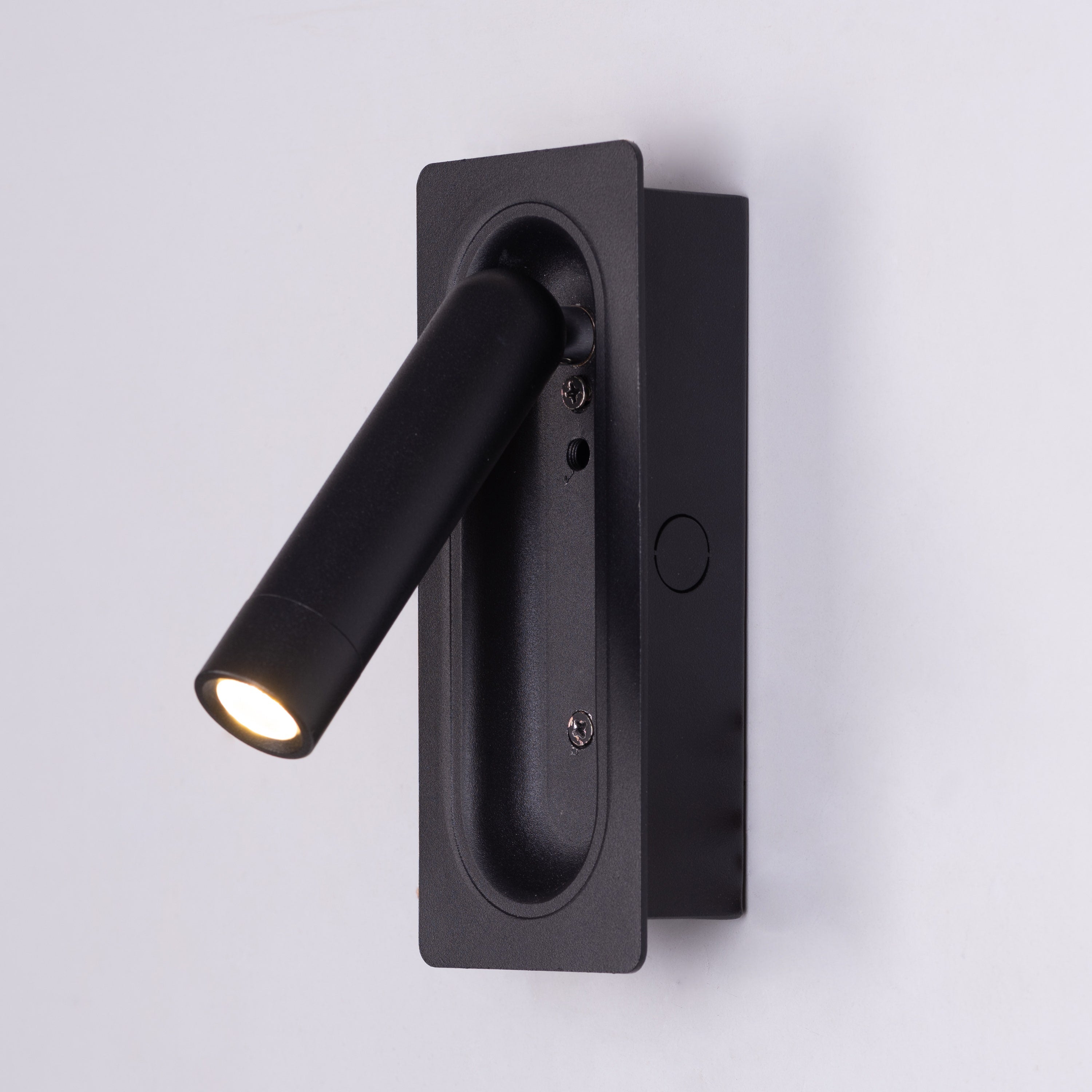 Stay With Me (Black, Built-In LED) Wall Light