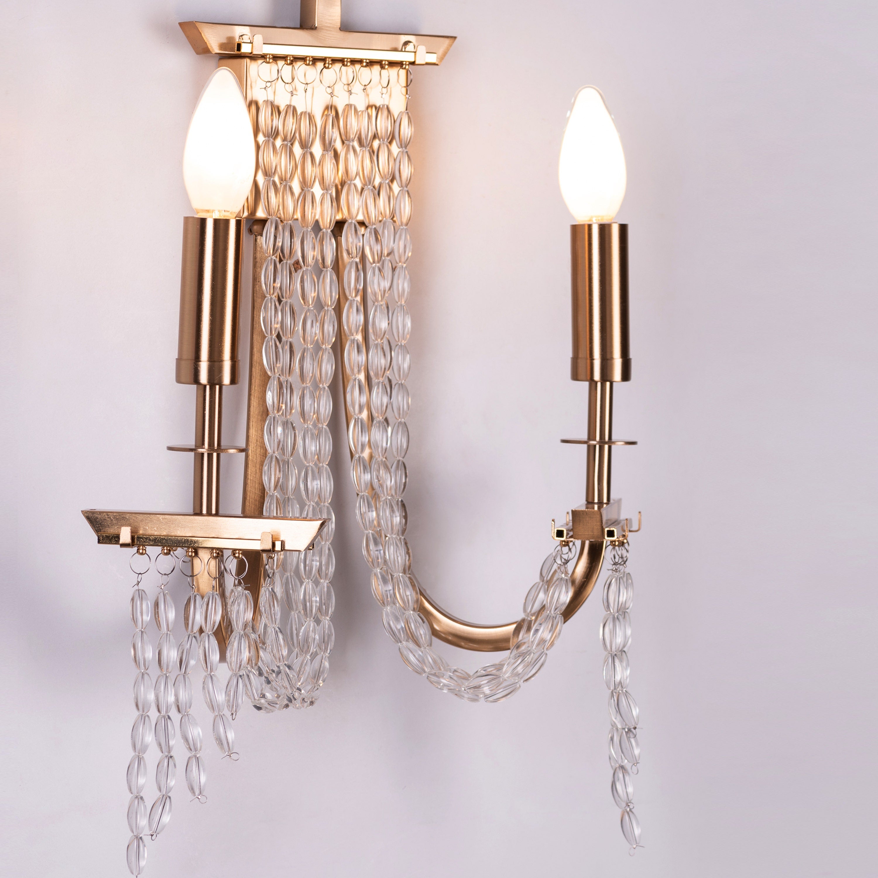 Cupids Kiss (Gold) Crystal Wall Light
