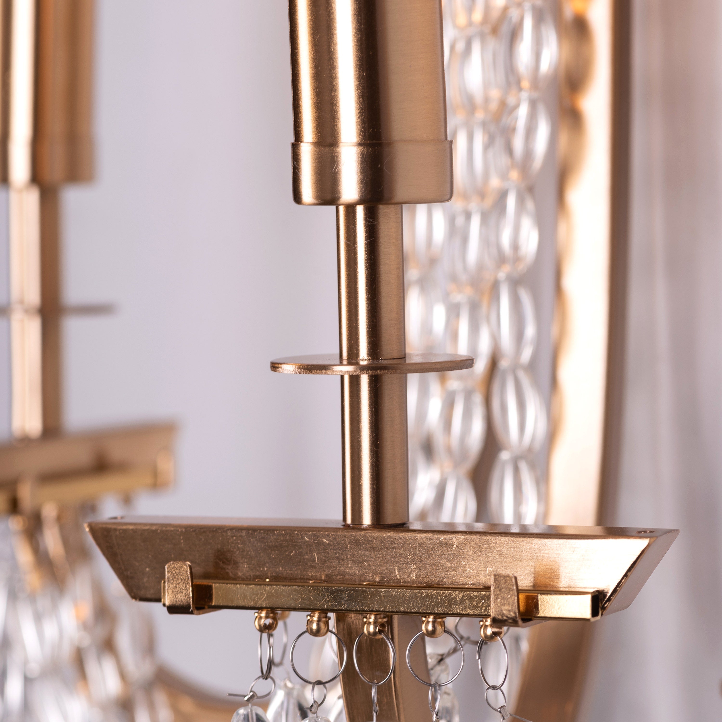 Cupids Kiss (Gold) Crystal Wall Light